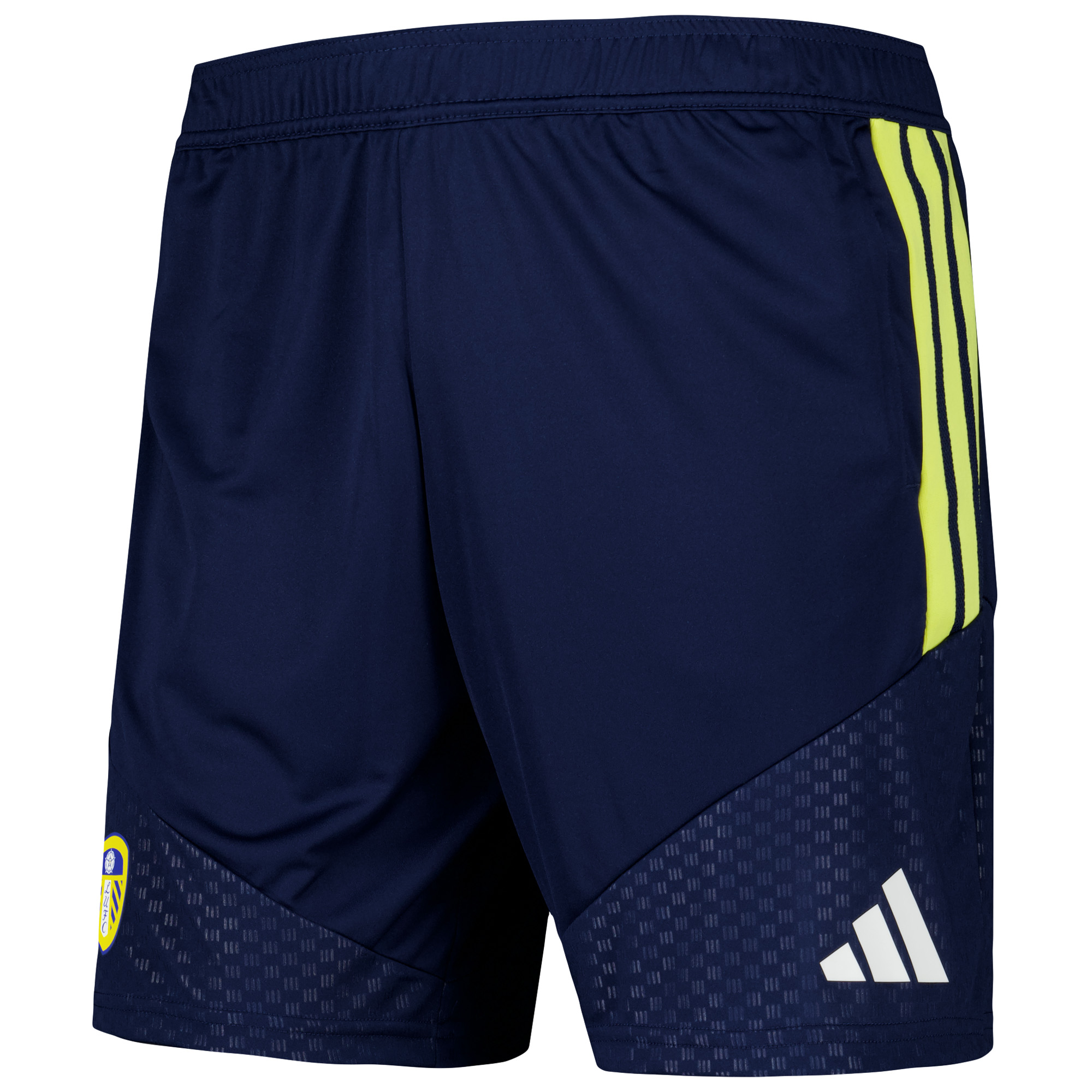 Leeds United adidas Training Shorts - Navy, , rebel_hi-res