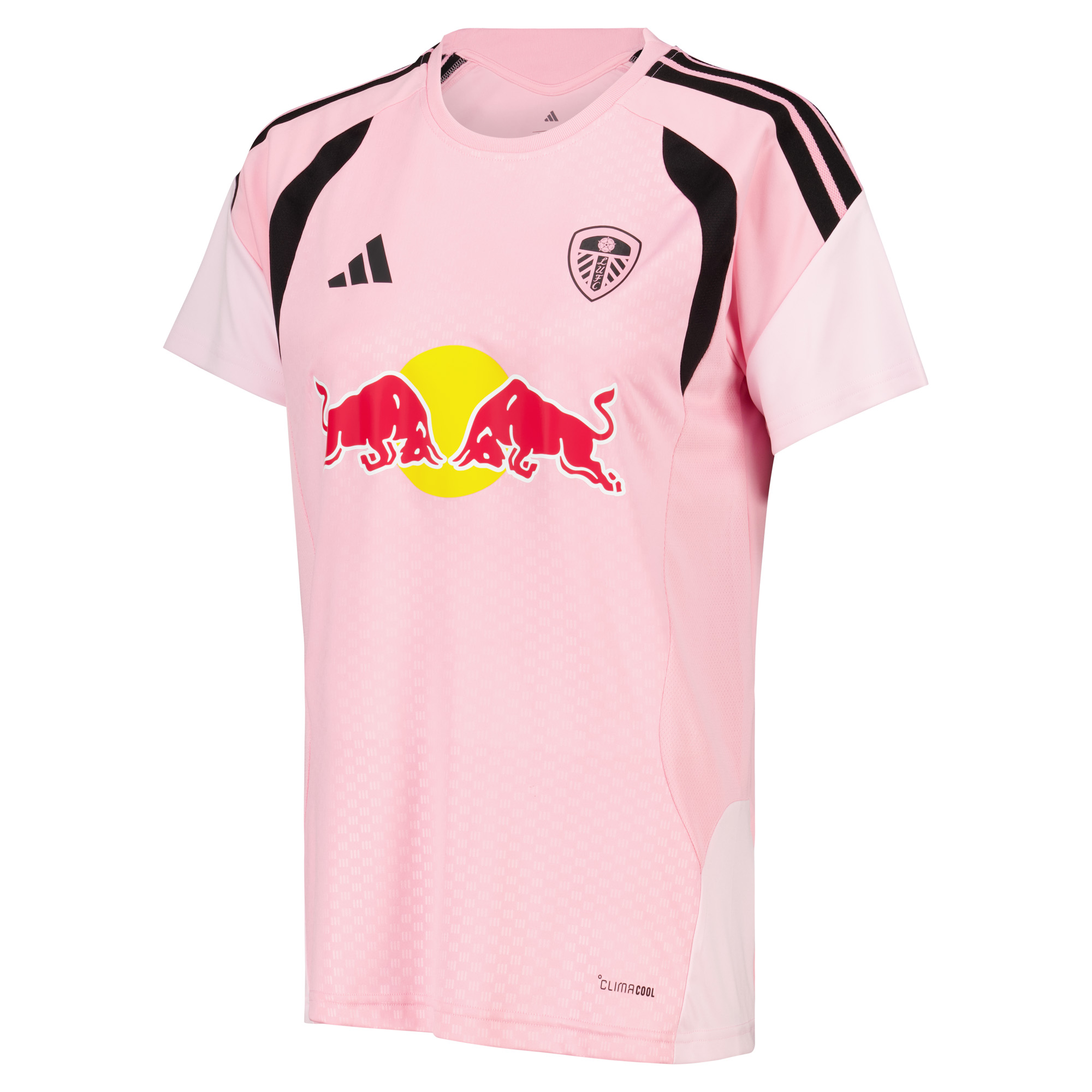 Leeds United adidas Training Jersey - Pink - Womens, , rebel_hi-res