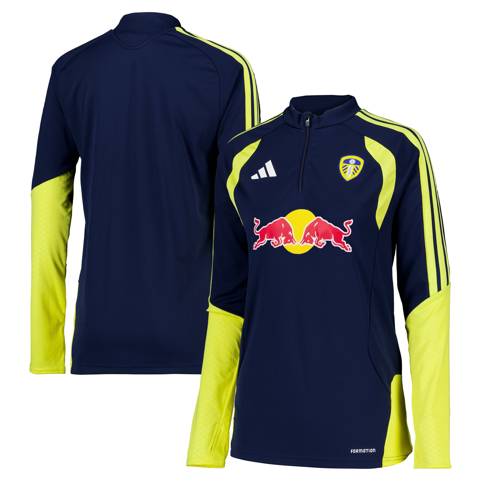 Leeds United adidas Training Top - Navy - Womens, , rebel_hi-res