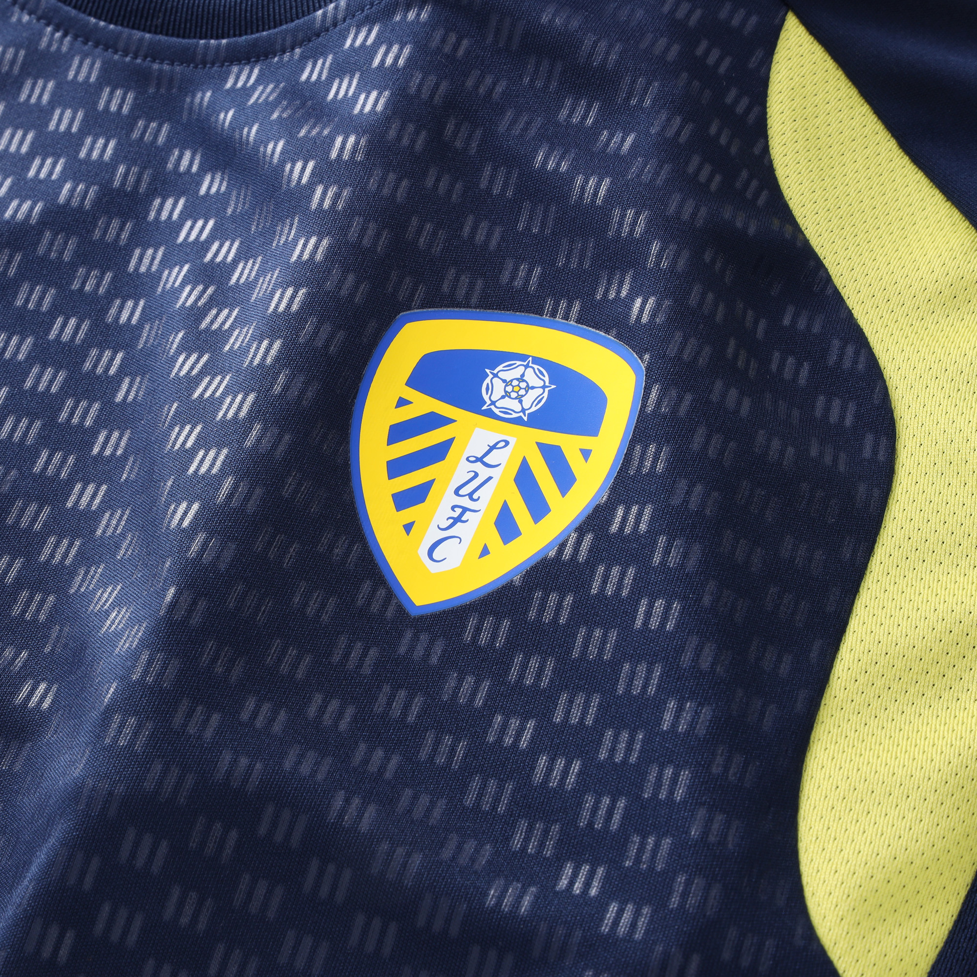 Leeds United adidas Training Jersey - Navy - Womens, , rebel_hi-res