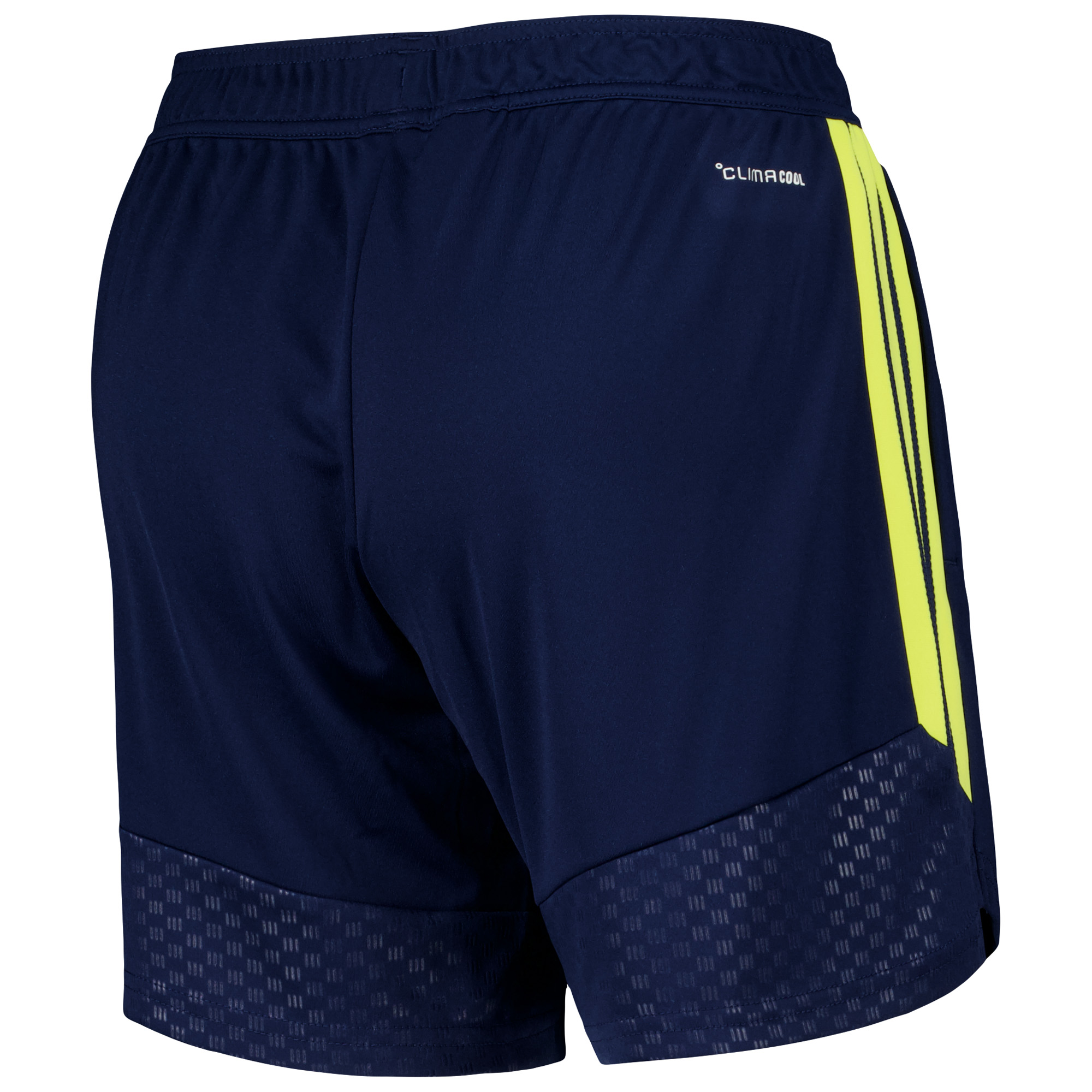 Leeds United adidas Training Shorts - Navy - Womens, , rebel_hi-res