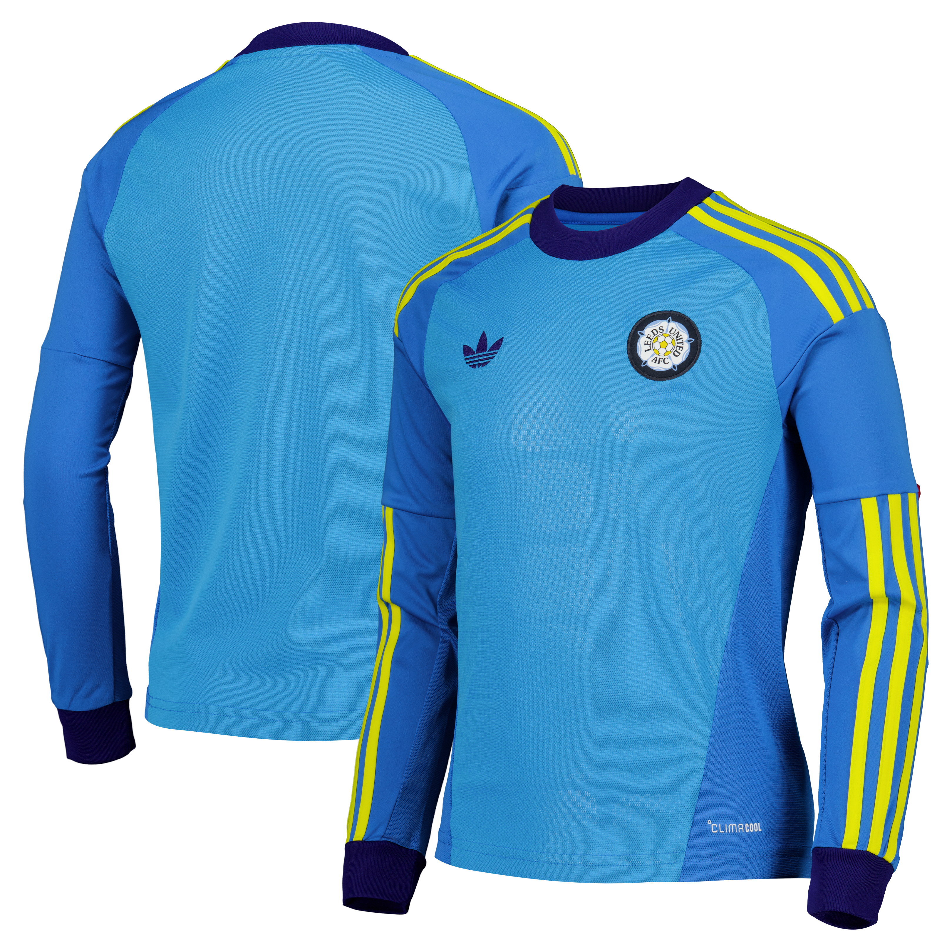 Leeds United adidas Goalkeeper Shirt 2026-27 - Long Sleeve - Kids, , rebel_hi-res