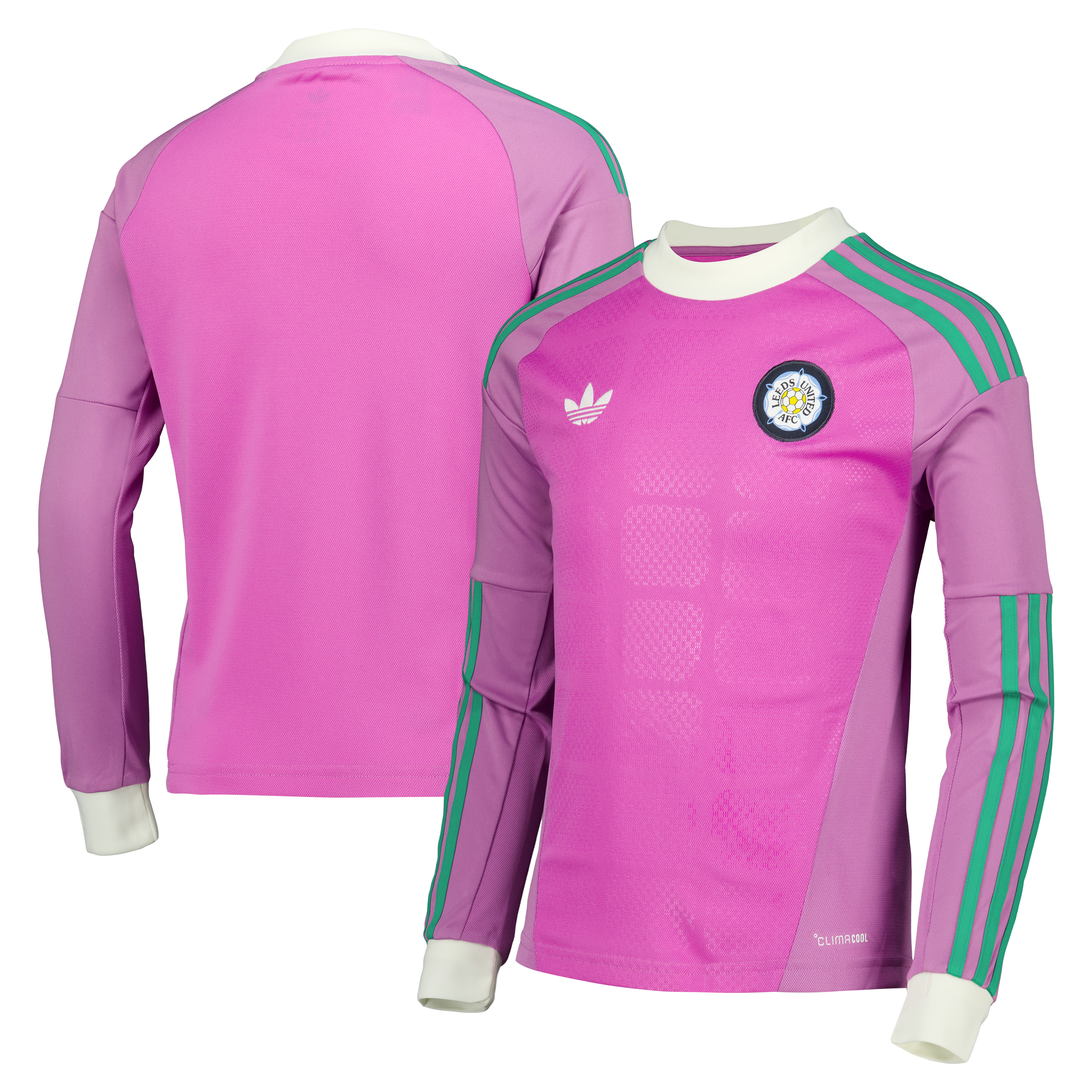 Leeds United adidas Goalkeeper Shirt 2026-27 - Long Sleeve - Kids, , rebel_hi-res