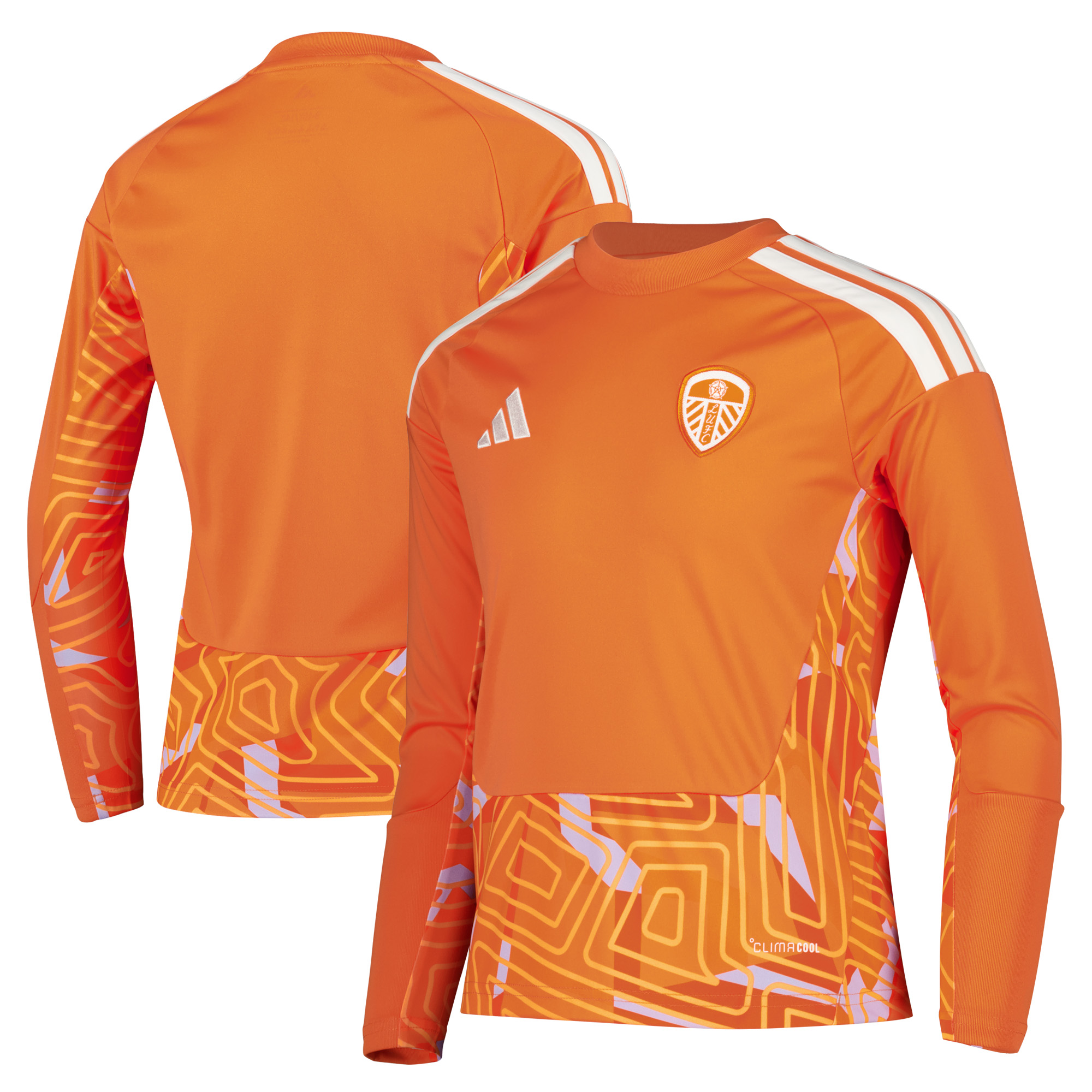 Leeds United adidas Goalkeeper Shirt 2026-27 - Long Sleeve - Kids, , rebel_hi-res