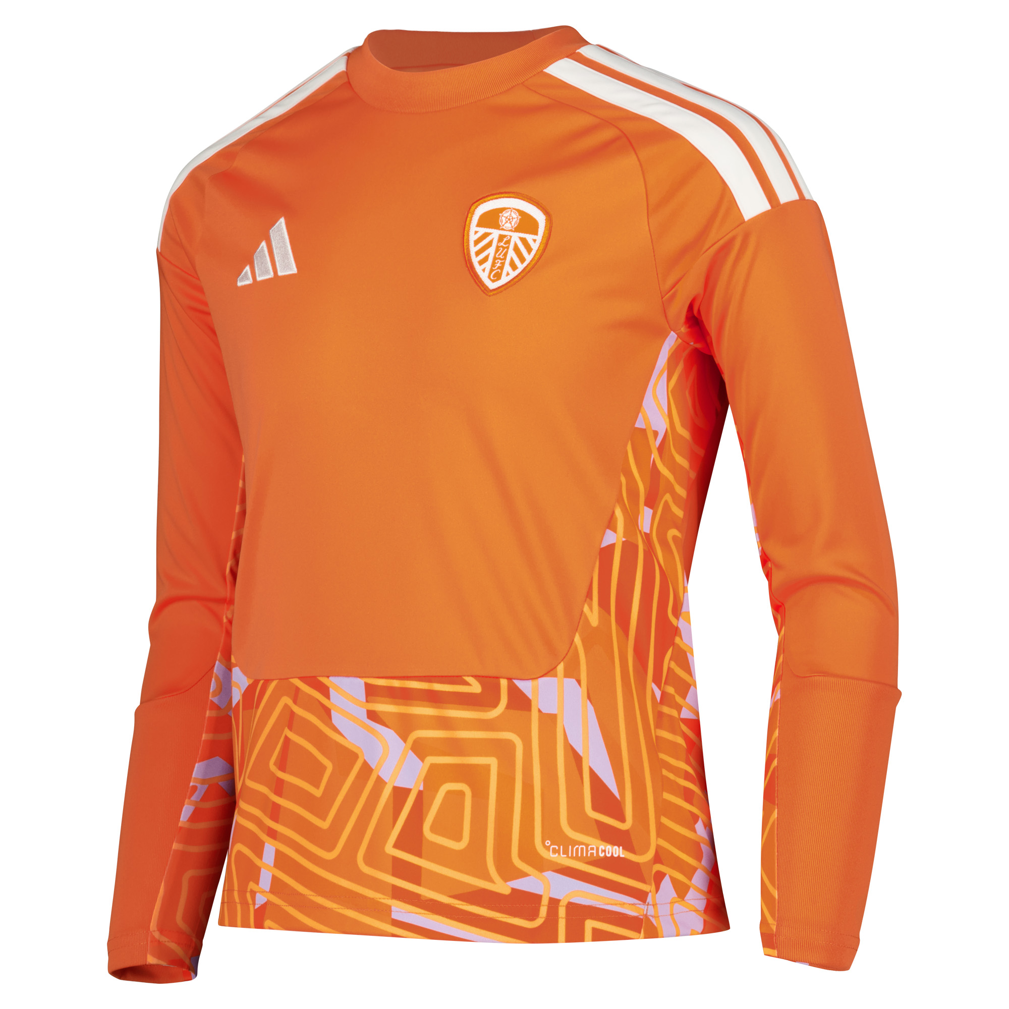 Leeds United adidas Goalkeeper Shirt 2026-27 - Long Sleeve - Kids, , rebel_hi-res