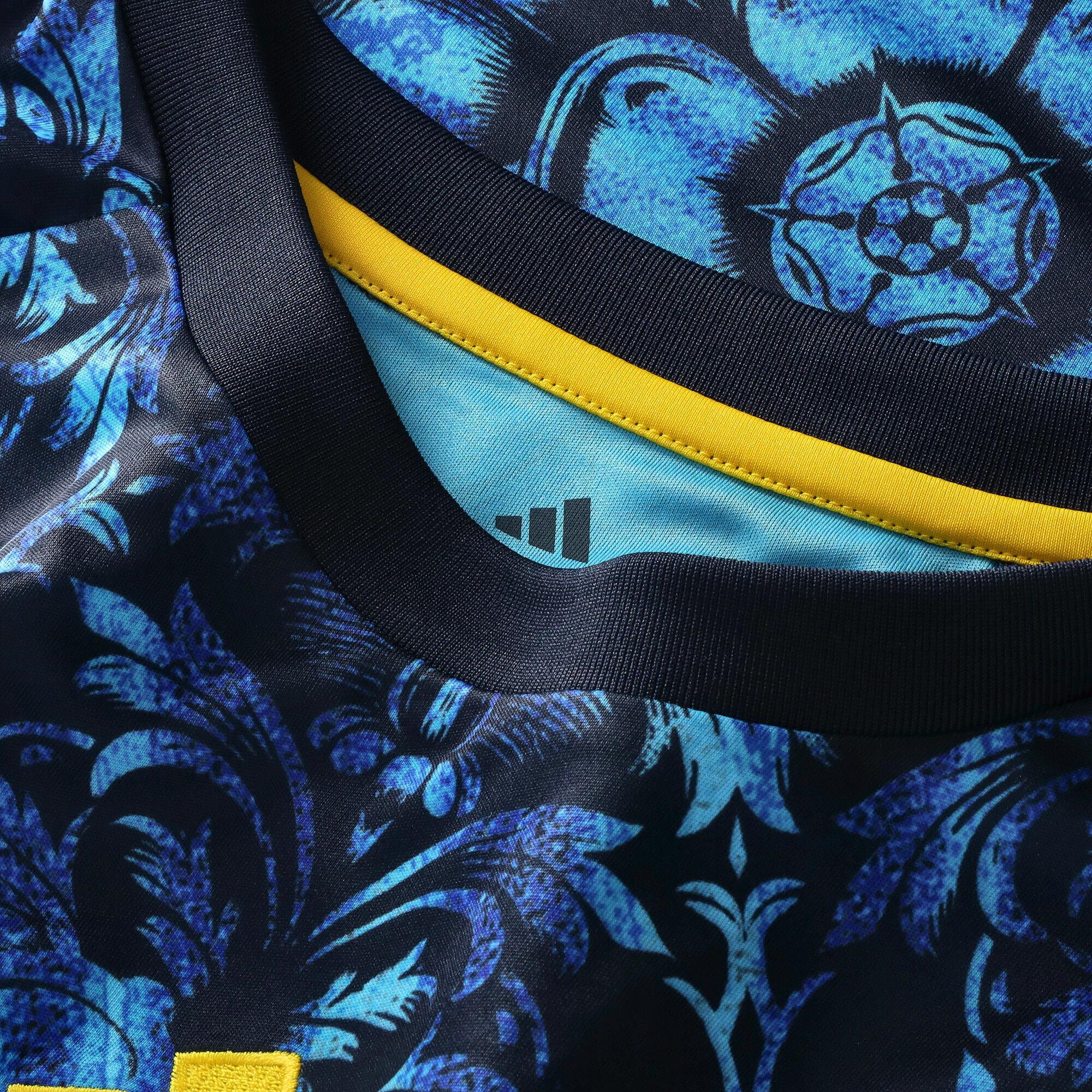 Leeds United adidas Pre Match Jersey - Blue - Kids, , rebel_hi-res