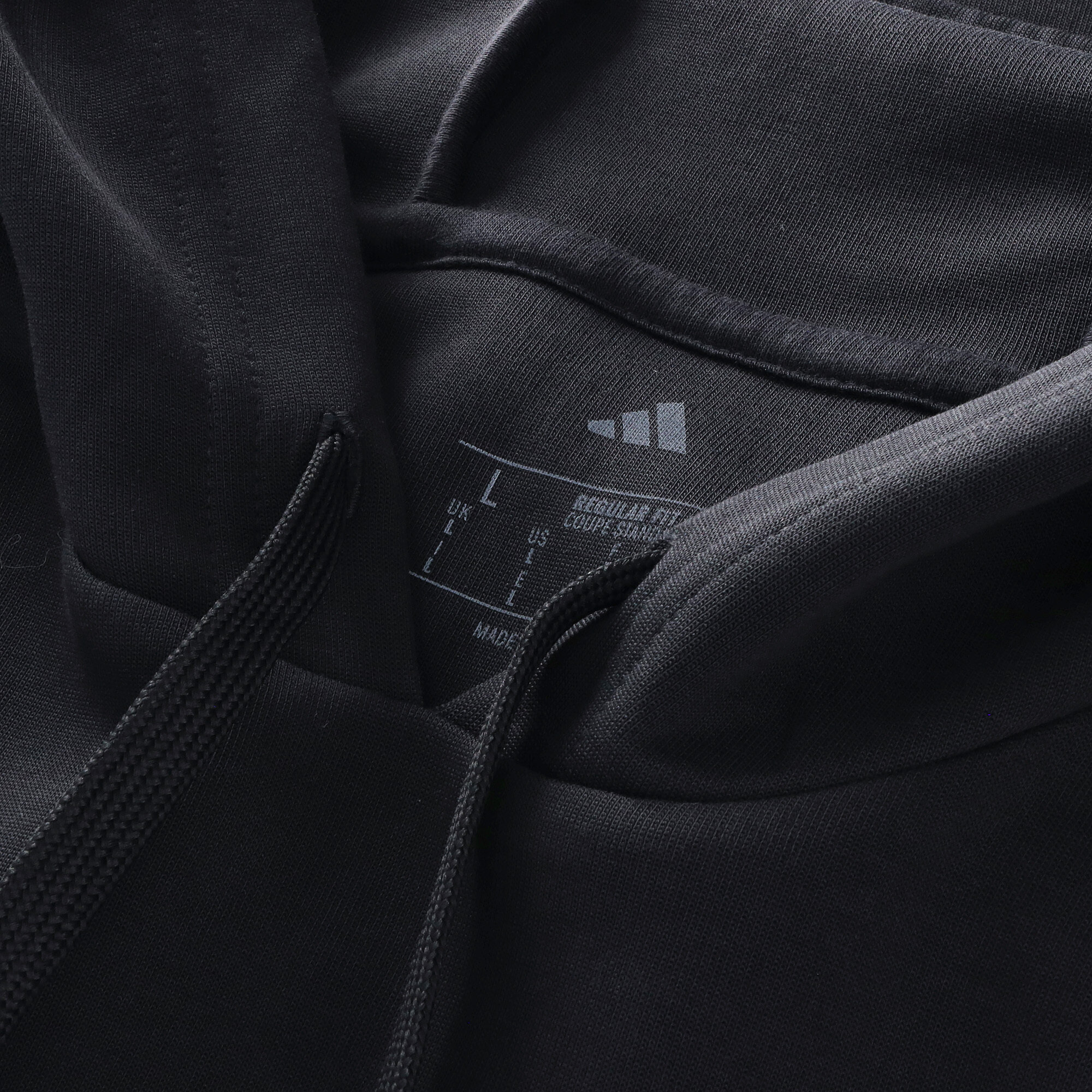 Leeds United adidas Training Hoodie - Dark Grey - Kids, , rebel_hi-res