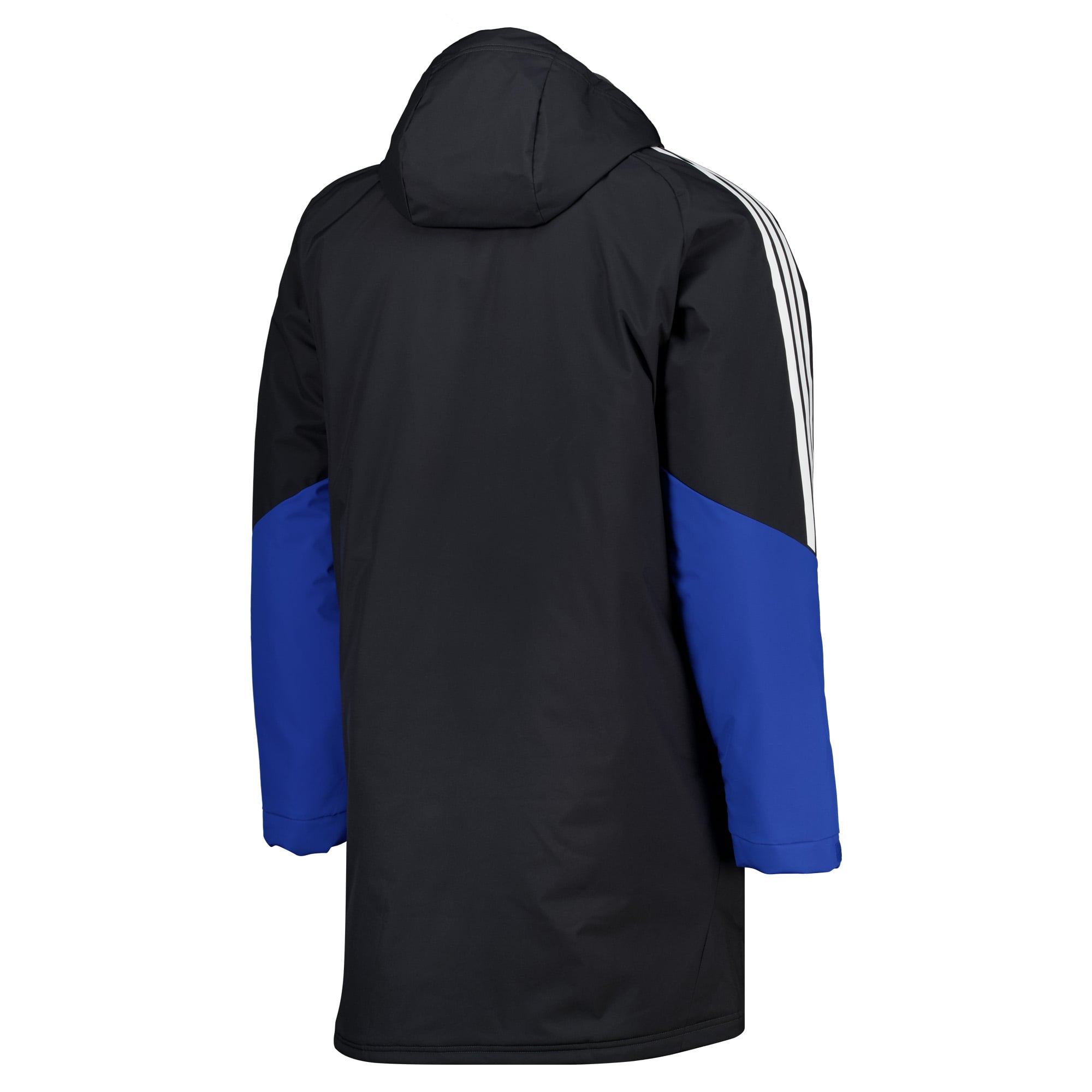 Leeds United adidas Training Stadium Parka Jacket - Dark Grey, , rebel_hi-res