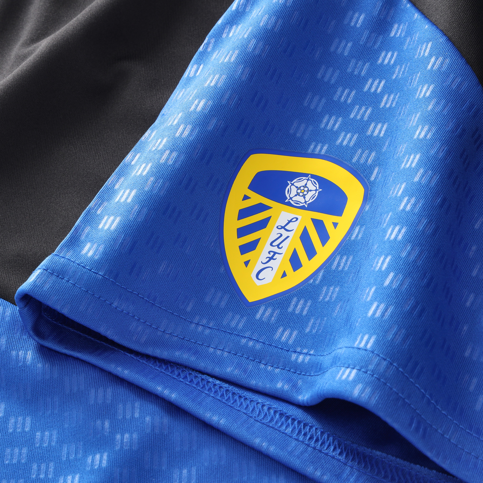 Leeds United adidas Training Shorts - Dark Grey - Kids, , rebel_hi-res