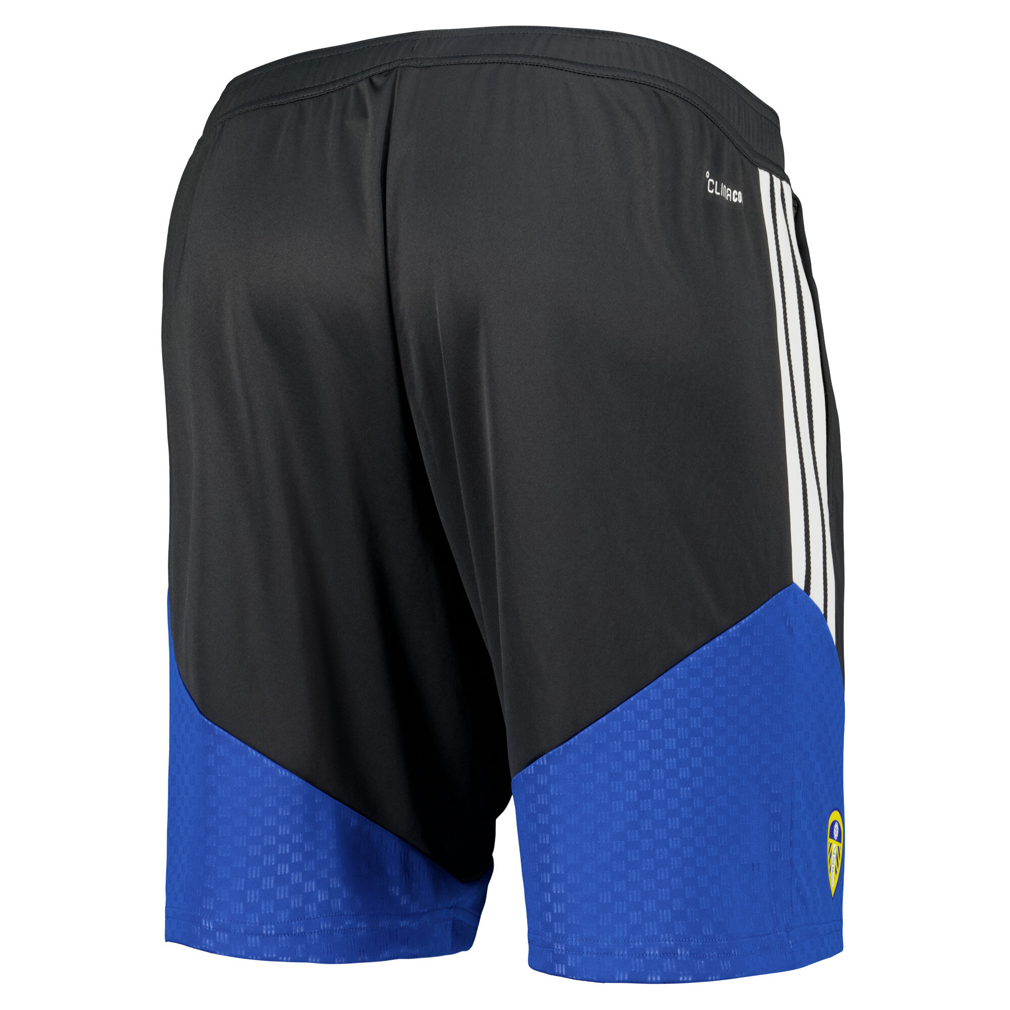 Leeds United adidas Training Shorts - Dark Grey - Kids, , rebel_hi-res
