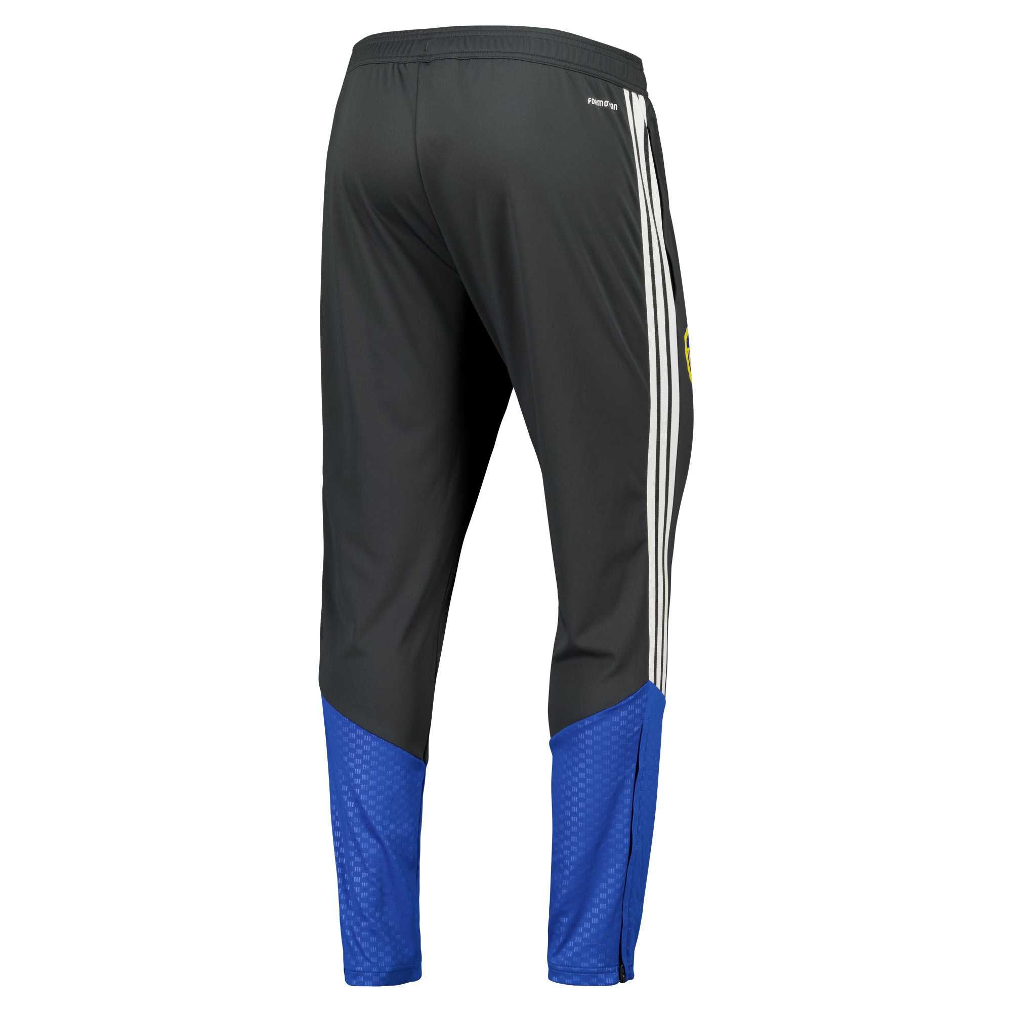 Leeds United adidas Training Pants - Dark Grey - Kids, , rebel_hi-res