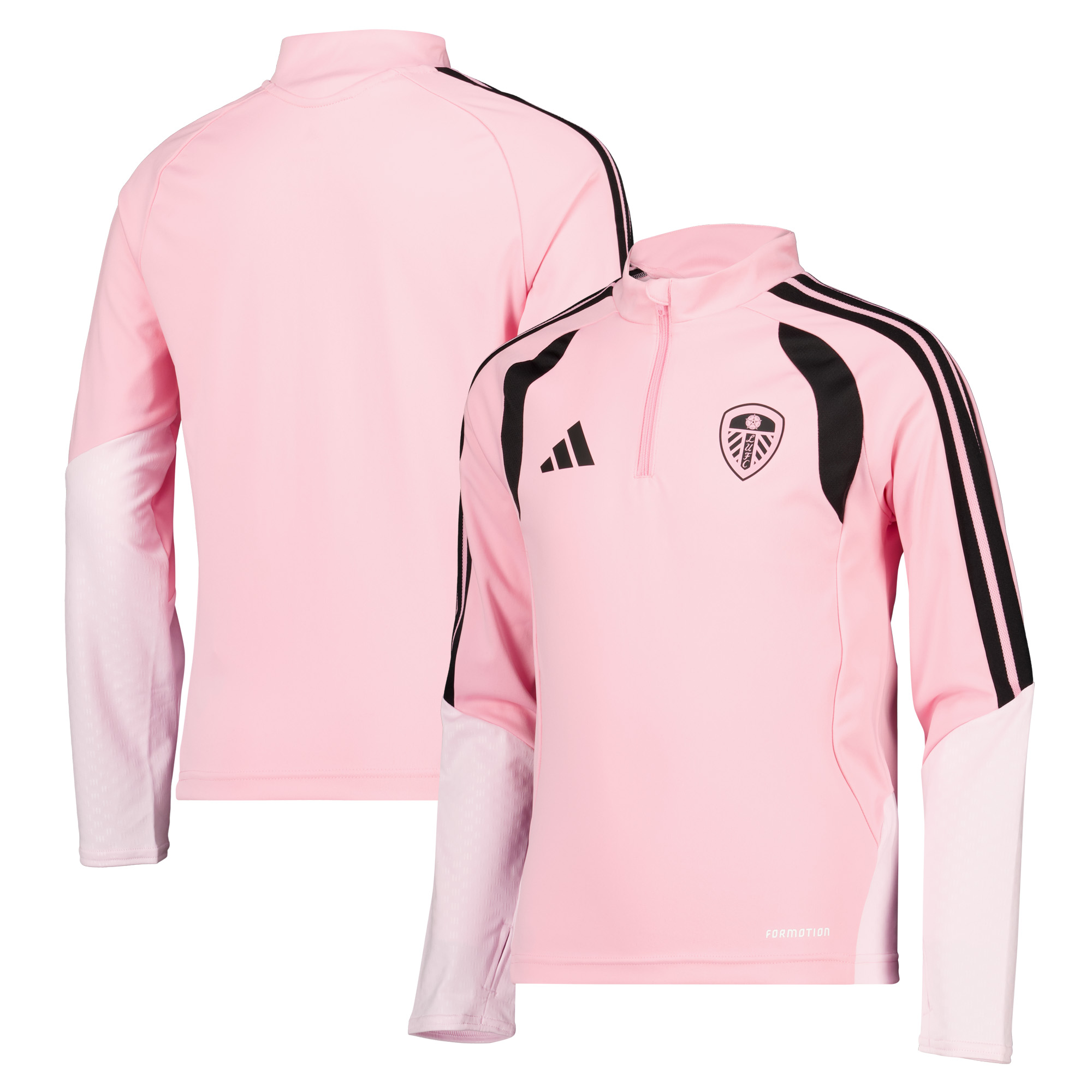 Leeds United adidas Training Top - Pink - Kids, , rebel_hi-res