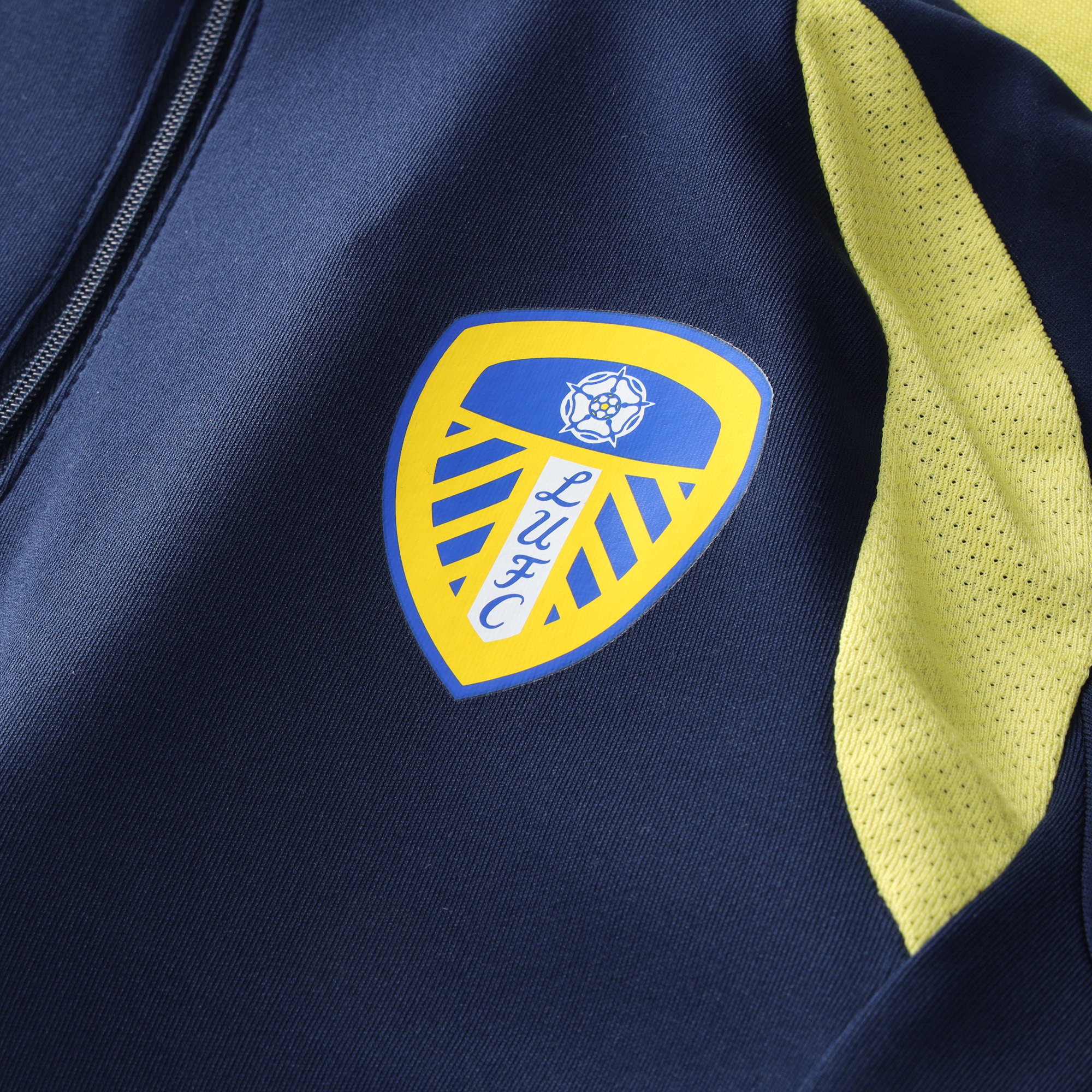 Leeds United adidas Training Top - Navy - Kids, , rebel_hi-res