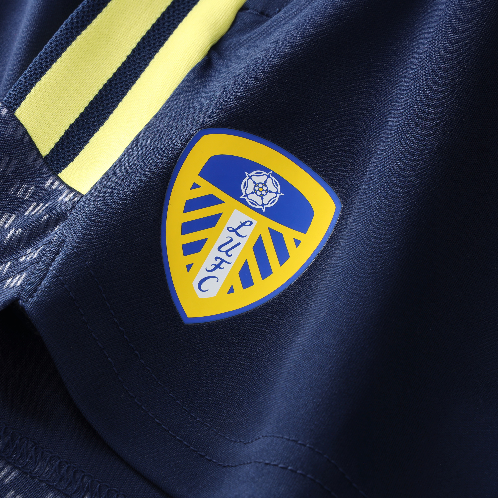 Leeds United adidas Training Shorts - Navy - Kids, , rebel_hi-res