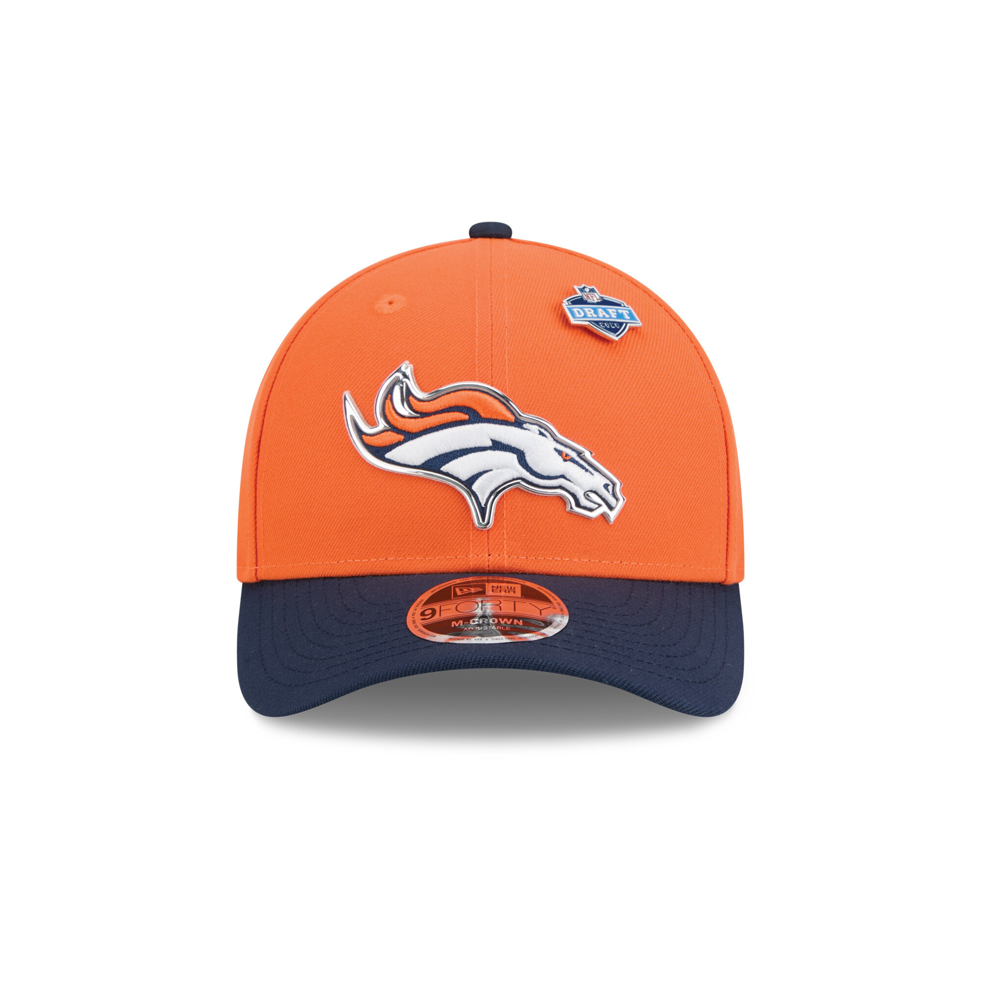 Denver Broncos New Era 2026 Draft 9Forty M Crown Cap, , rebel_hi-res