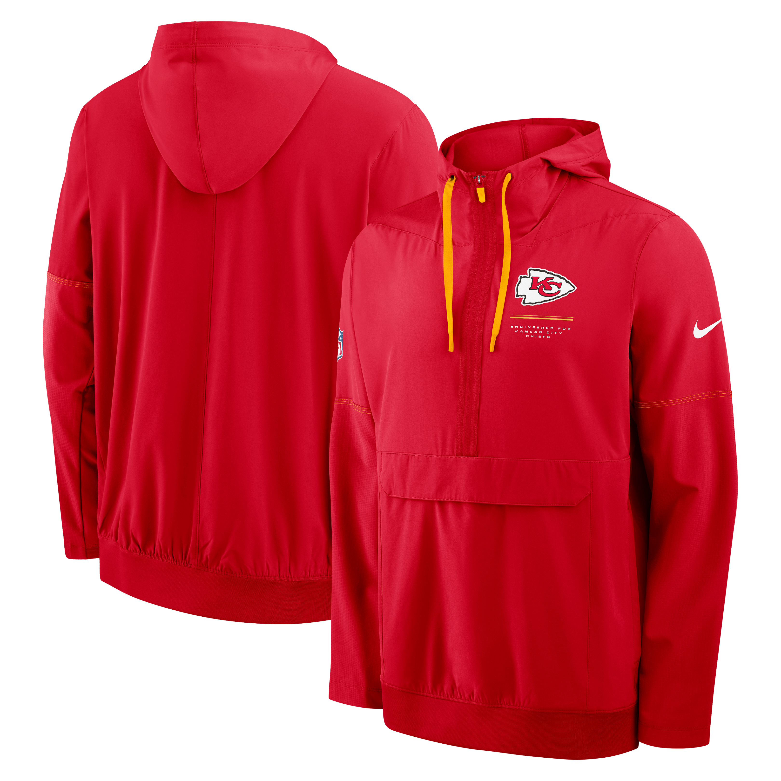 Kansas City Chiefs Nike Anorak - Mens, , rebel_hi-res