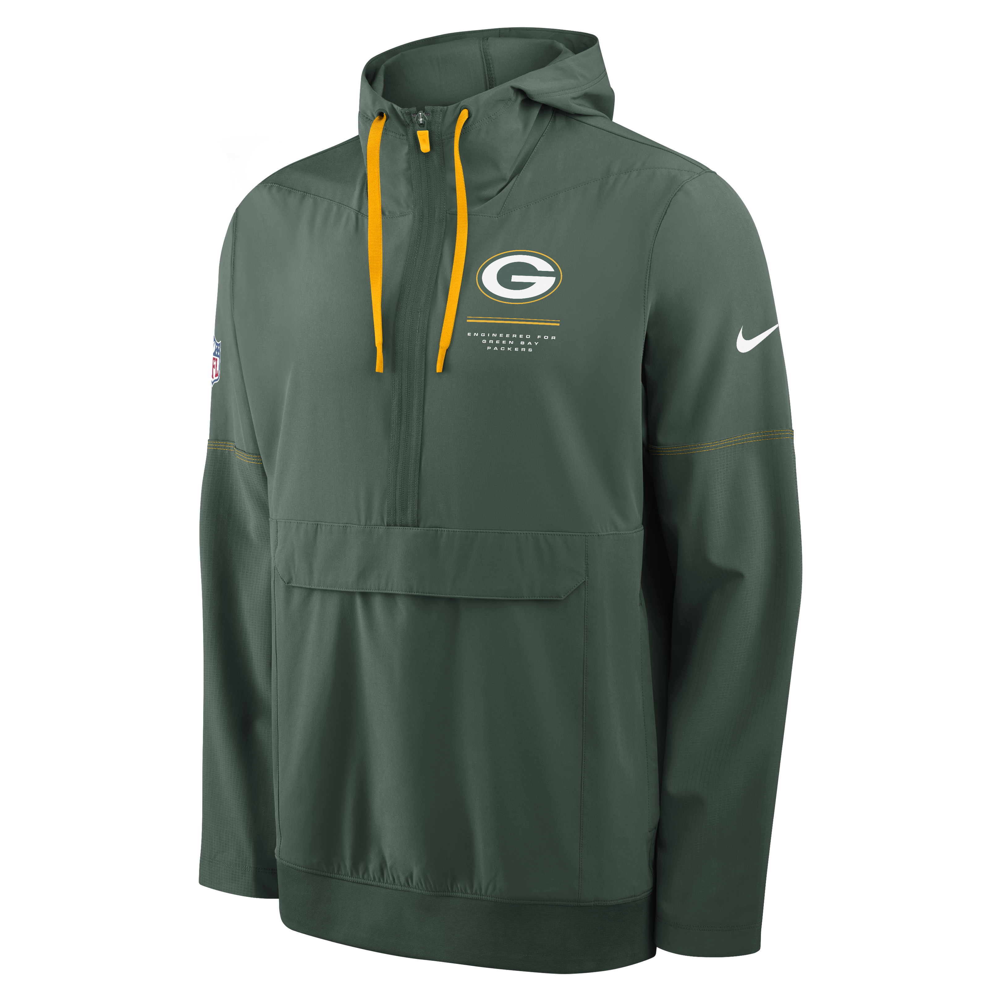 Green Bay Packers Nike Anorak - Mens, , rebel_hi-res