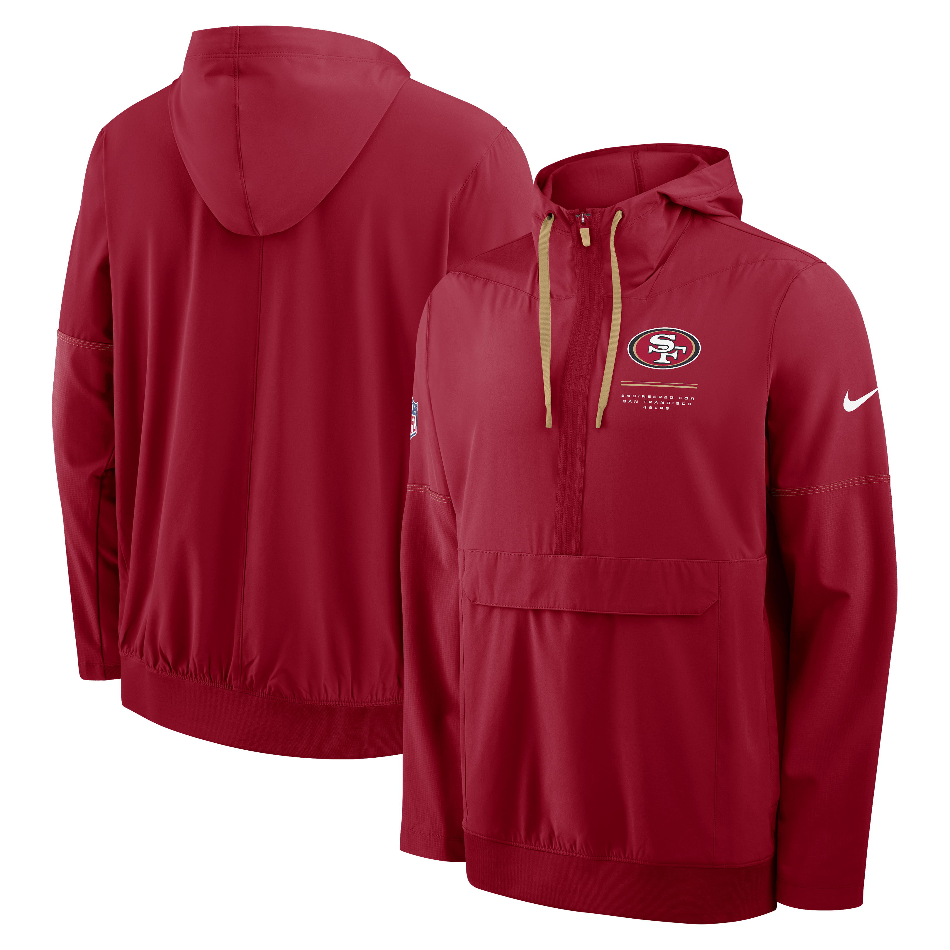 San Francisco 49ers Nike Anorak - Mens, , rebel_hi-res