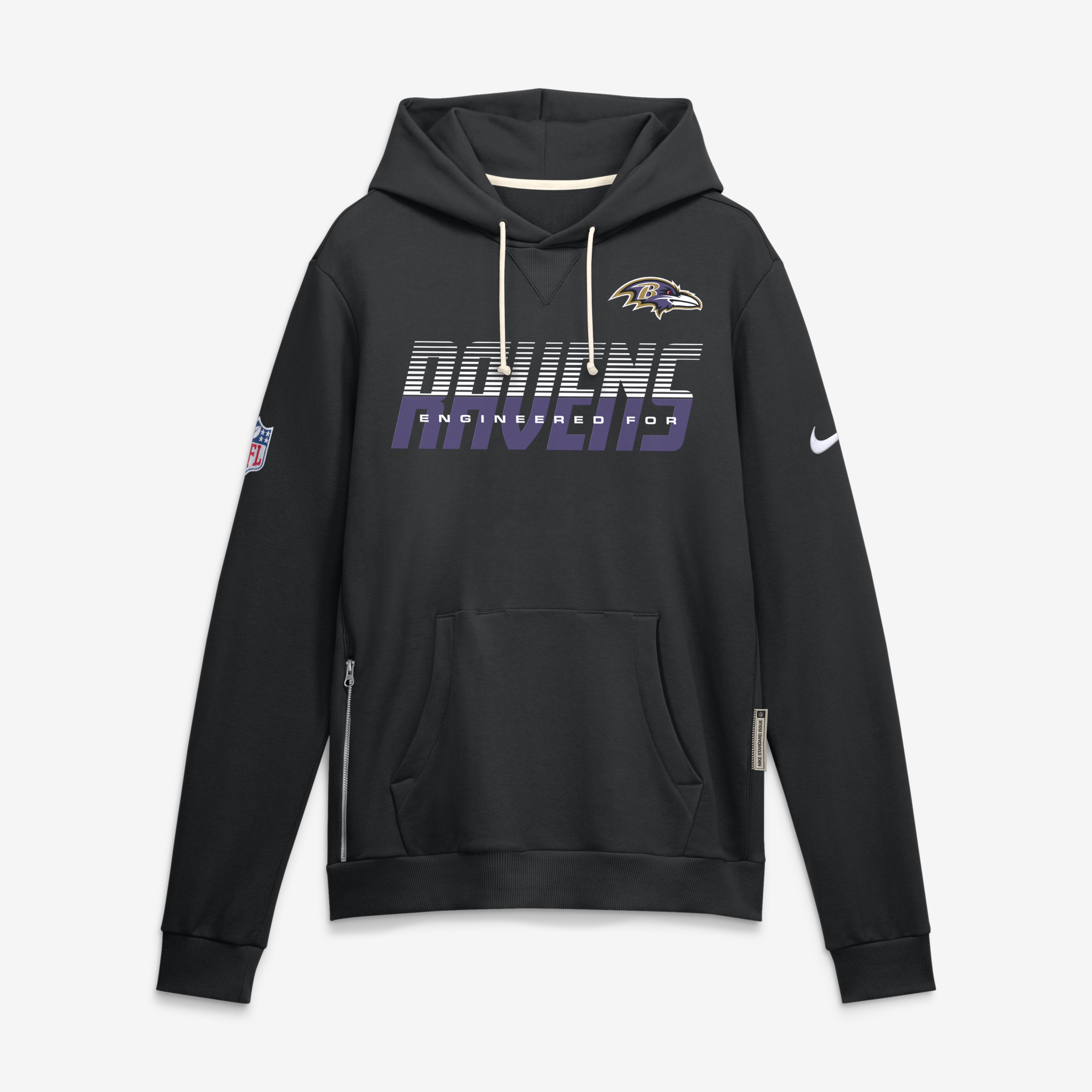 Baltimore Ravens Nike Dri-FIT Hoodie - Mens, , rebel_hi-res