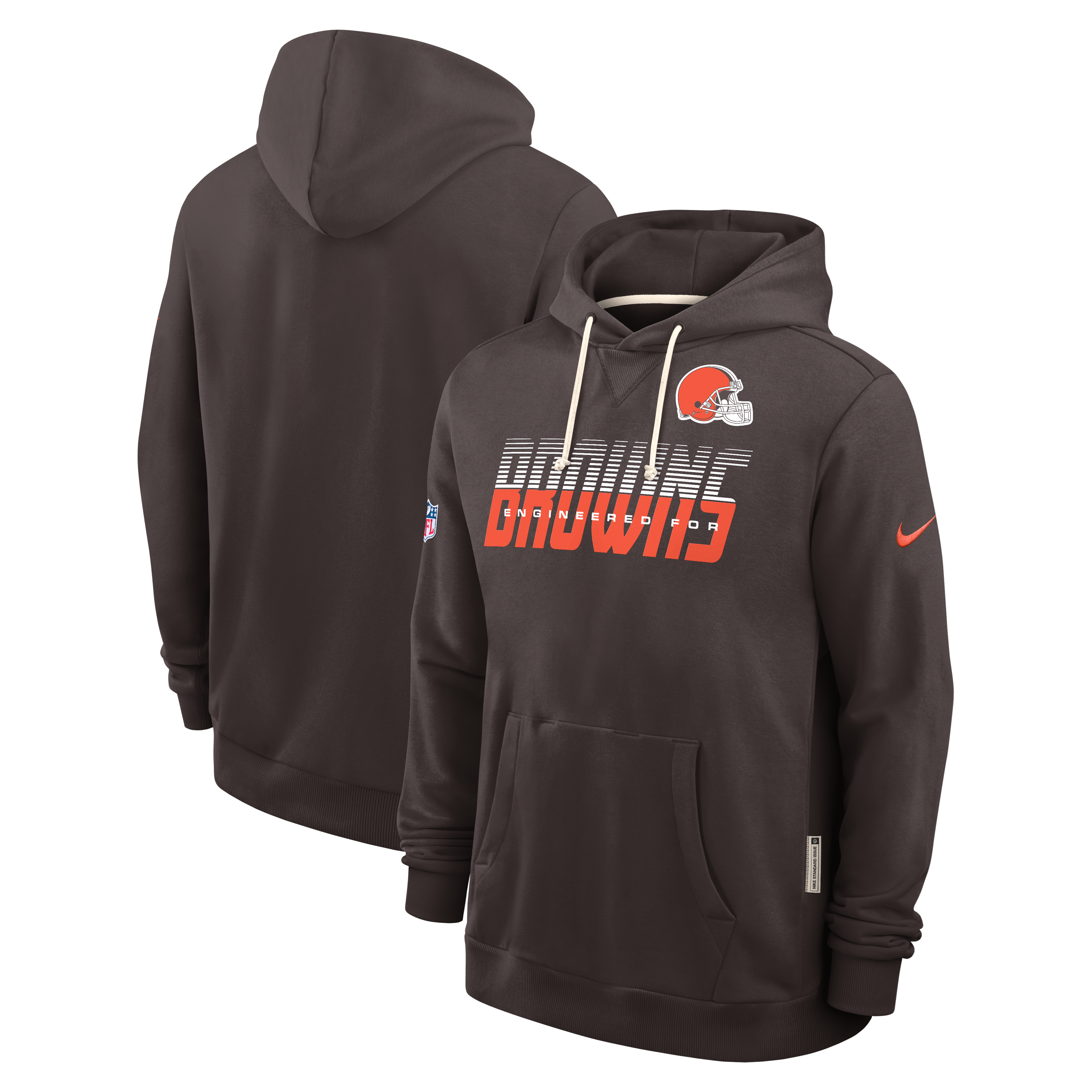 Cleveland Browns Nike Dri-Fit Hoodie - Mens, , rebel_hi-res