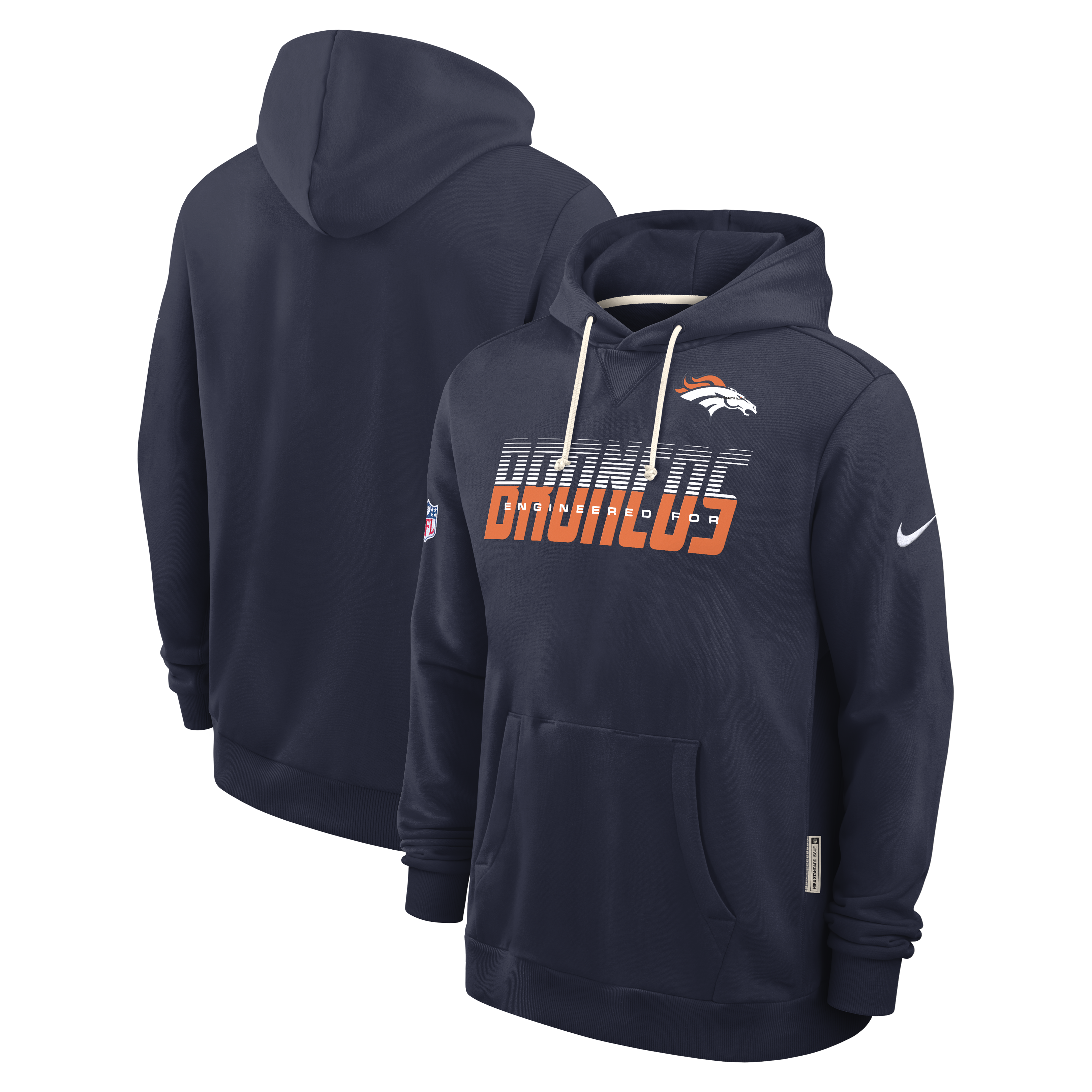 Denver Broncos Nike Dri-Fit Hoodie - Mens, , rebel_hi-res