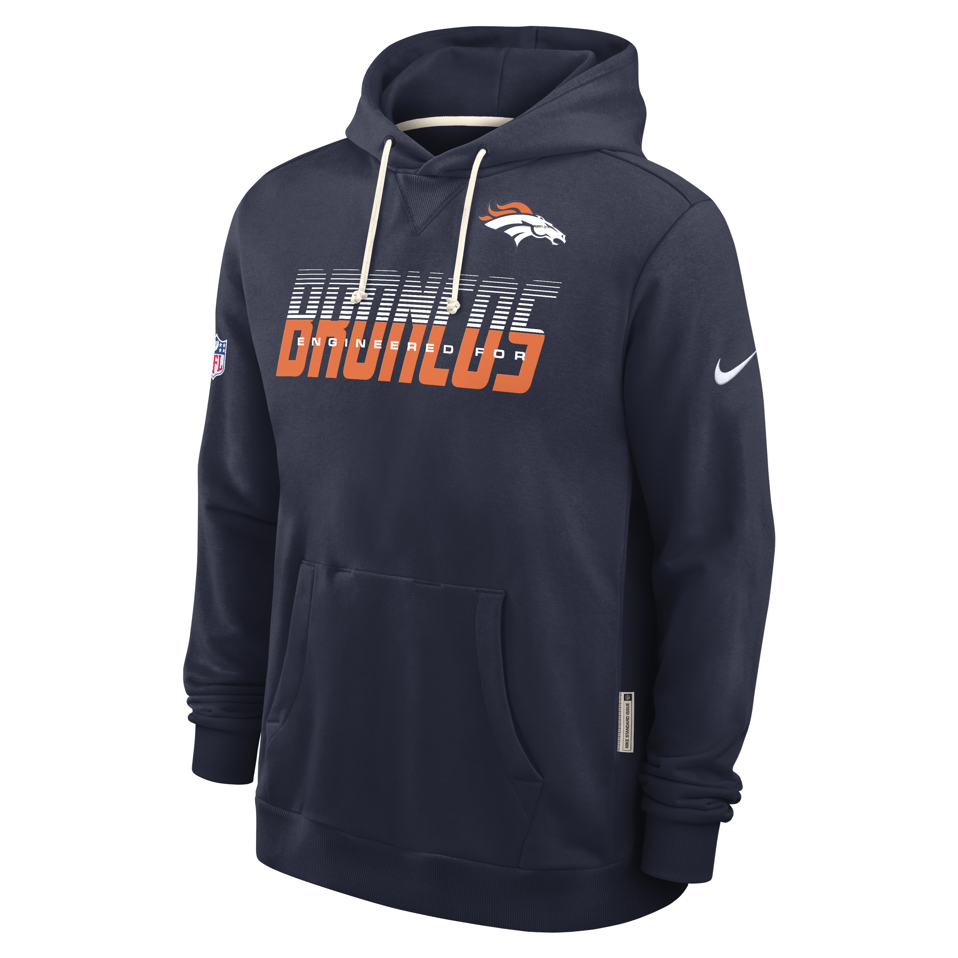 Denver Broncos Nike Dri-Fit Hoodie - Mens, , rebel_hi-res
