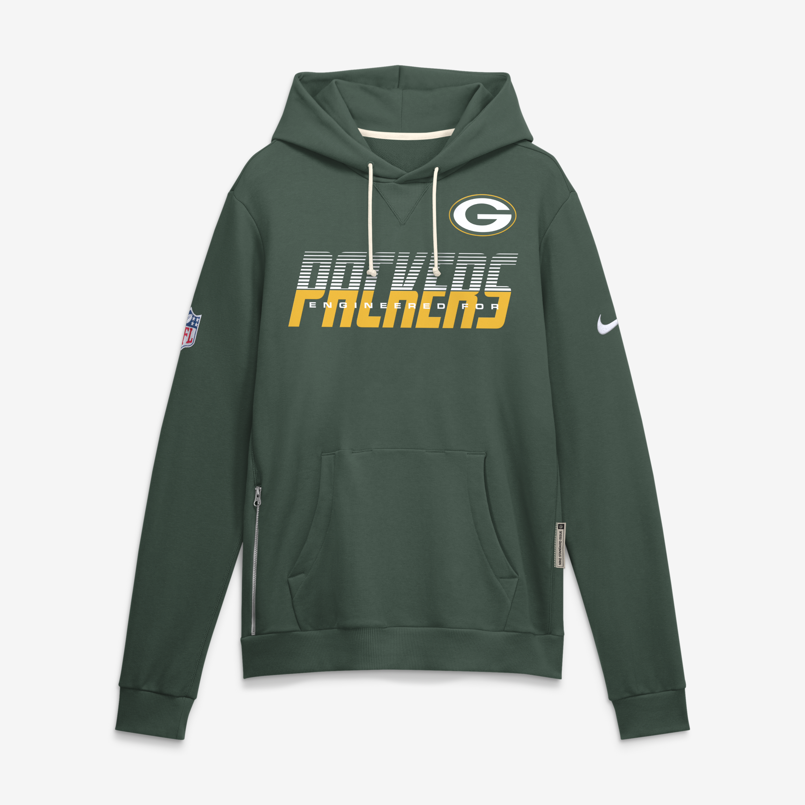 Green Bay Packers Nike Dri-FIT Hoodie - Mens, , rebel_hi-res