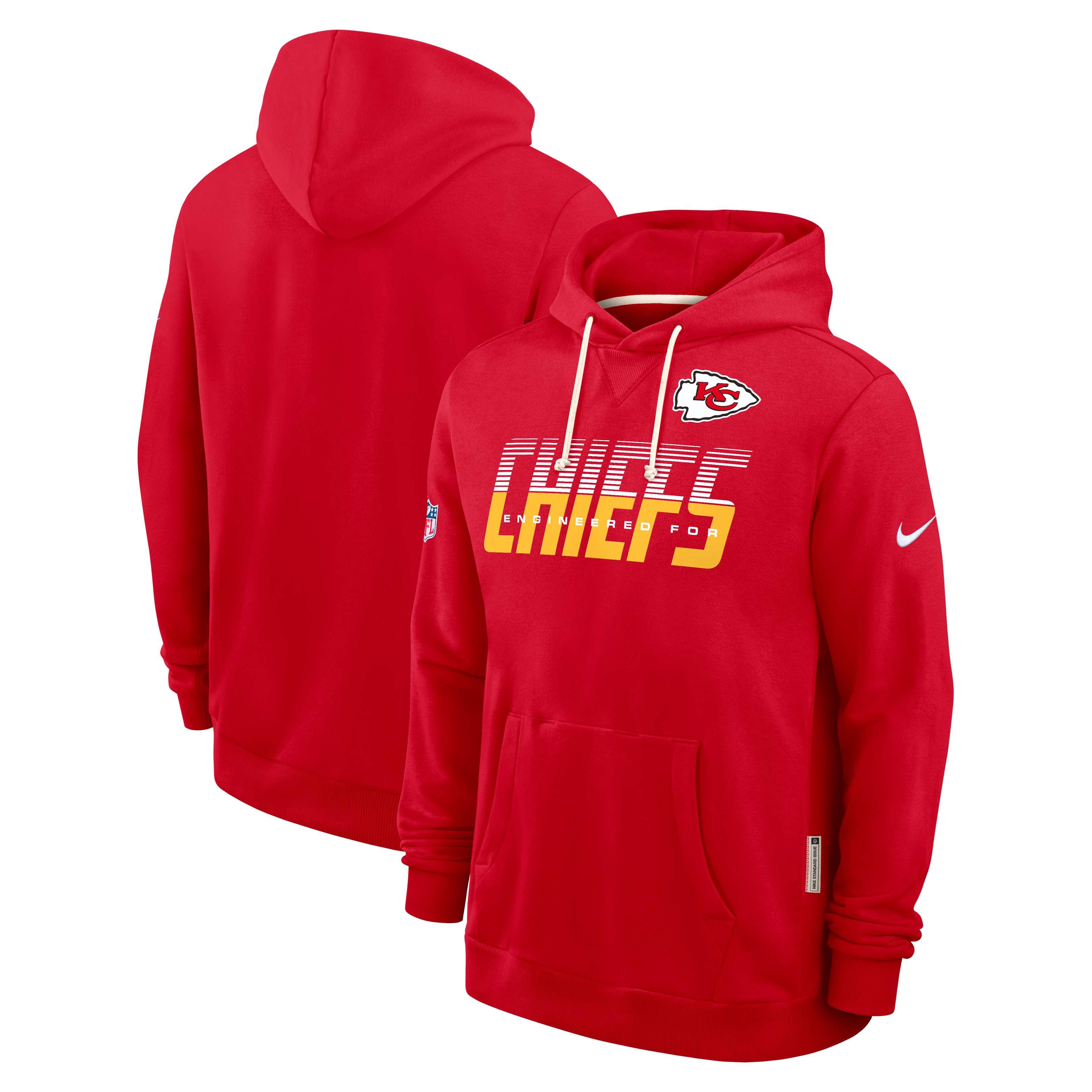 Kansas City Chiefs Nike Dri-Fit Hoodie - Mens, , rebel_hi-res