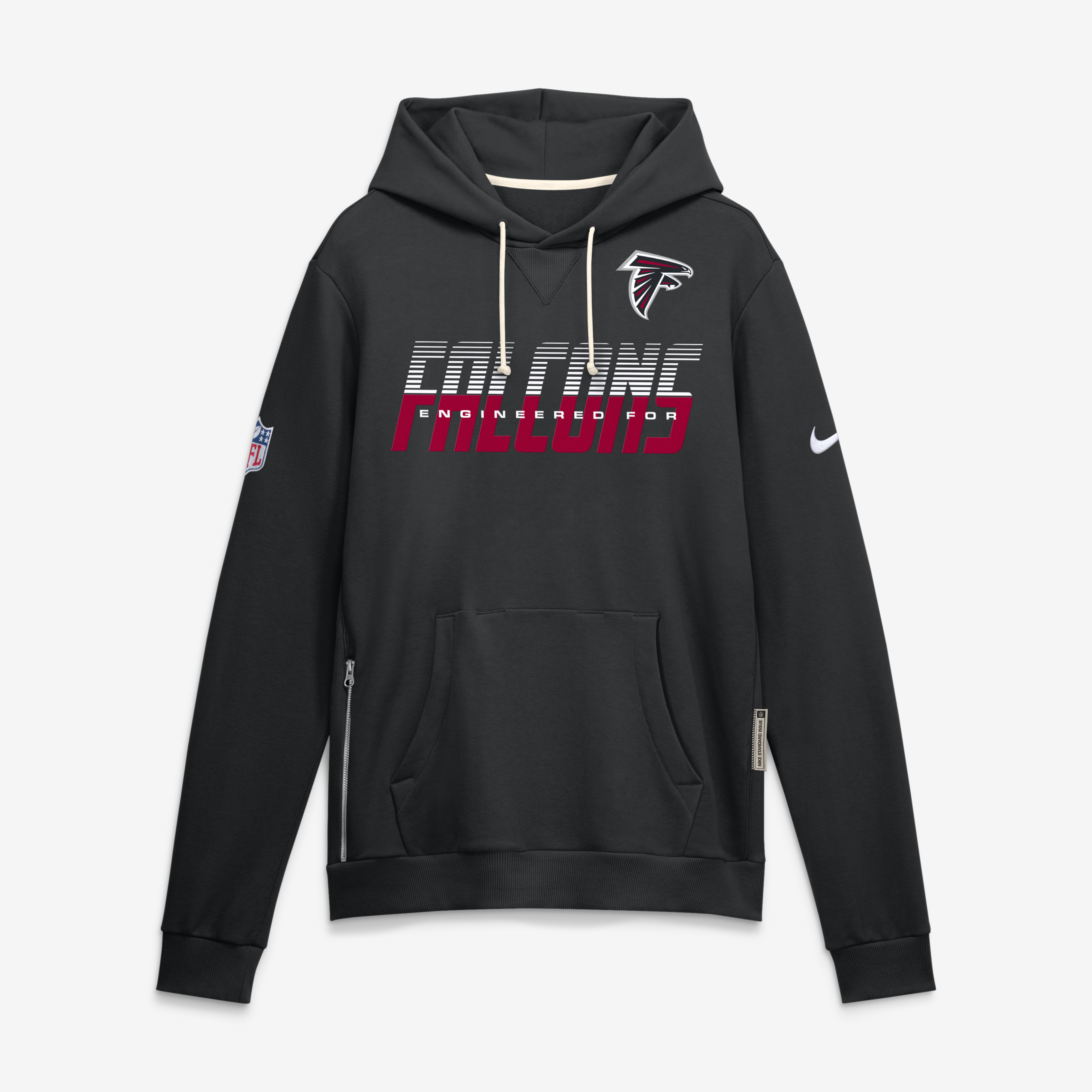 Atlanta Falcons Nike Dri-FIT Hoodie - Mens, , rebel_hi-res