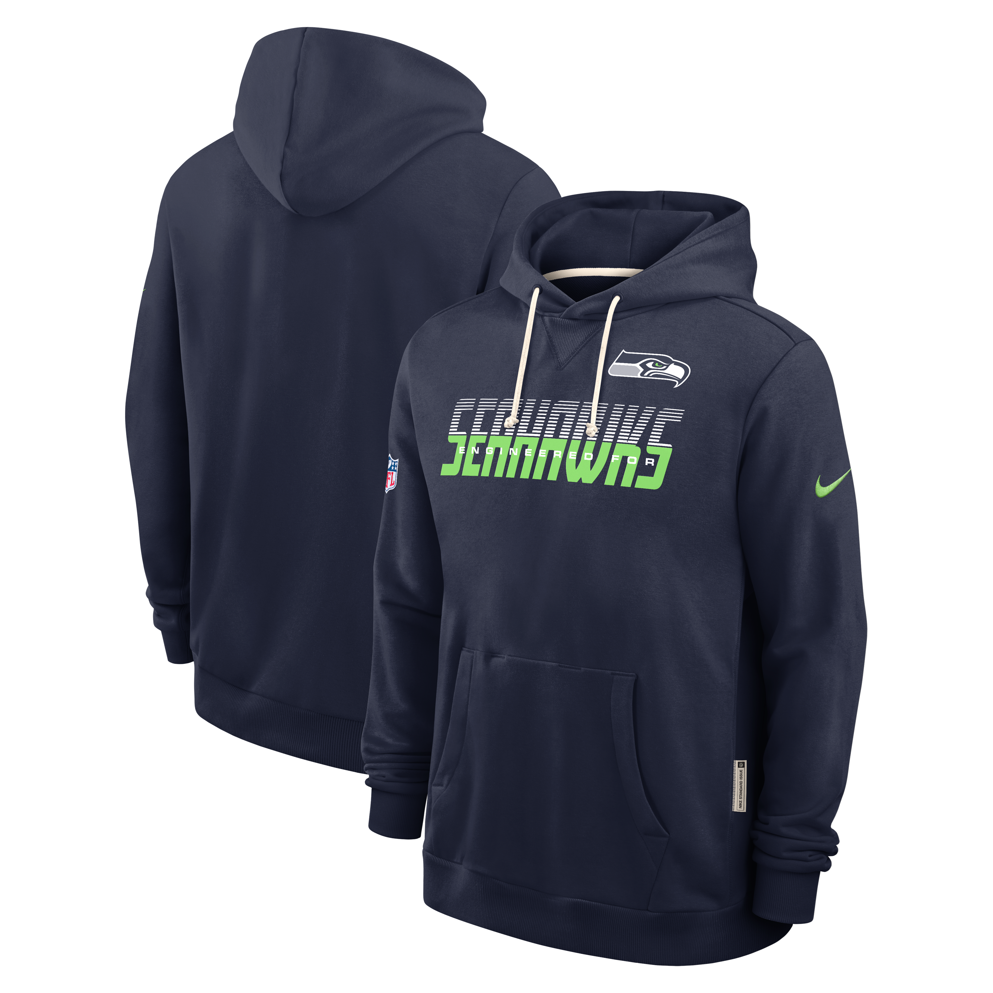Seattle Seahawks Nike Dri-Fit Hoodie - Mens, , rebel_hi-res