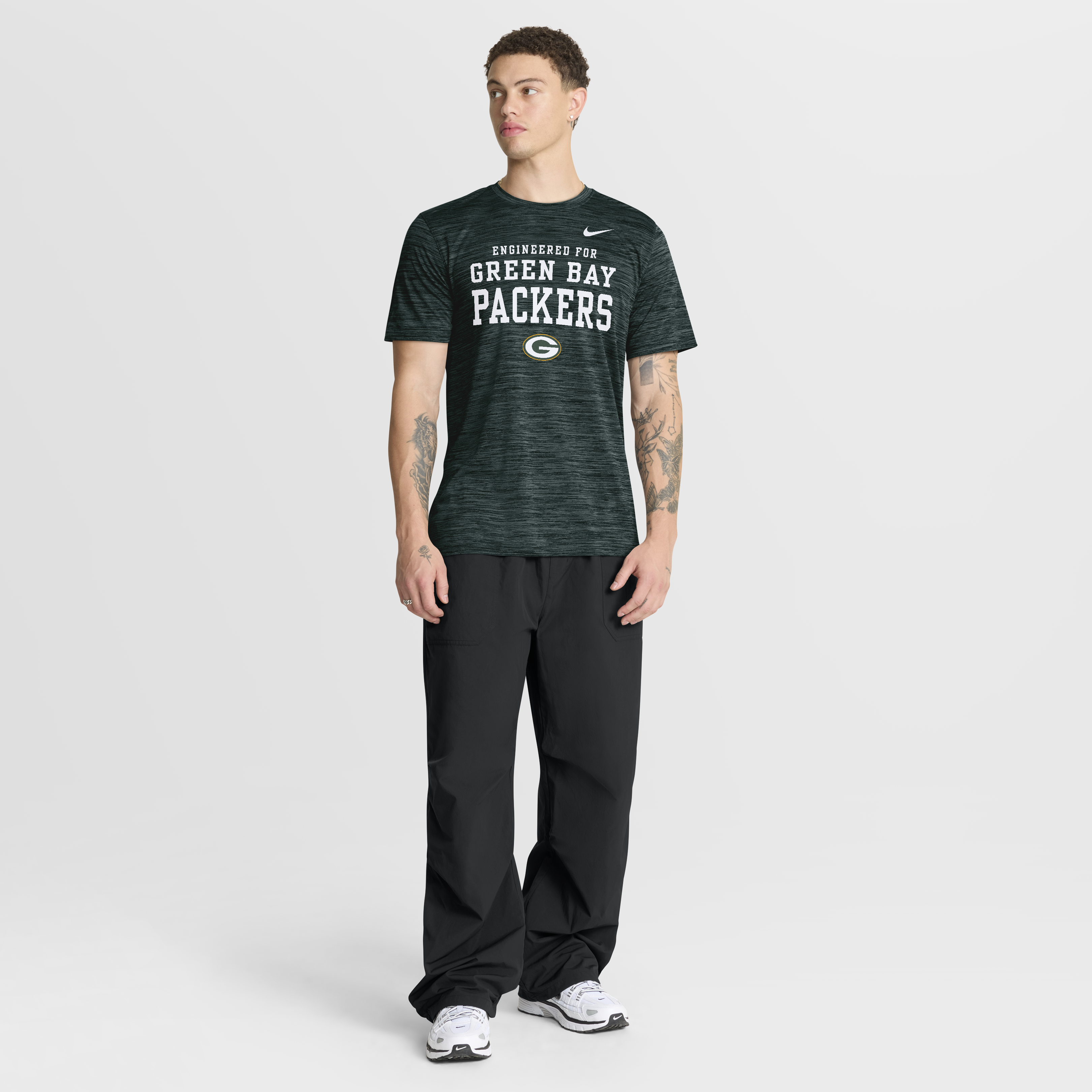 Green Bay Packers Nike Velocity Know The Game T-Shirt - Mens, , rebel_hi-res