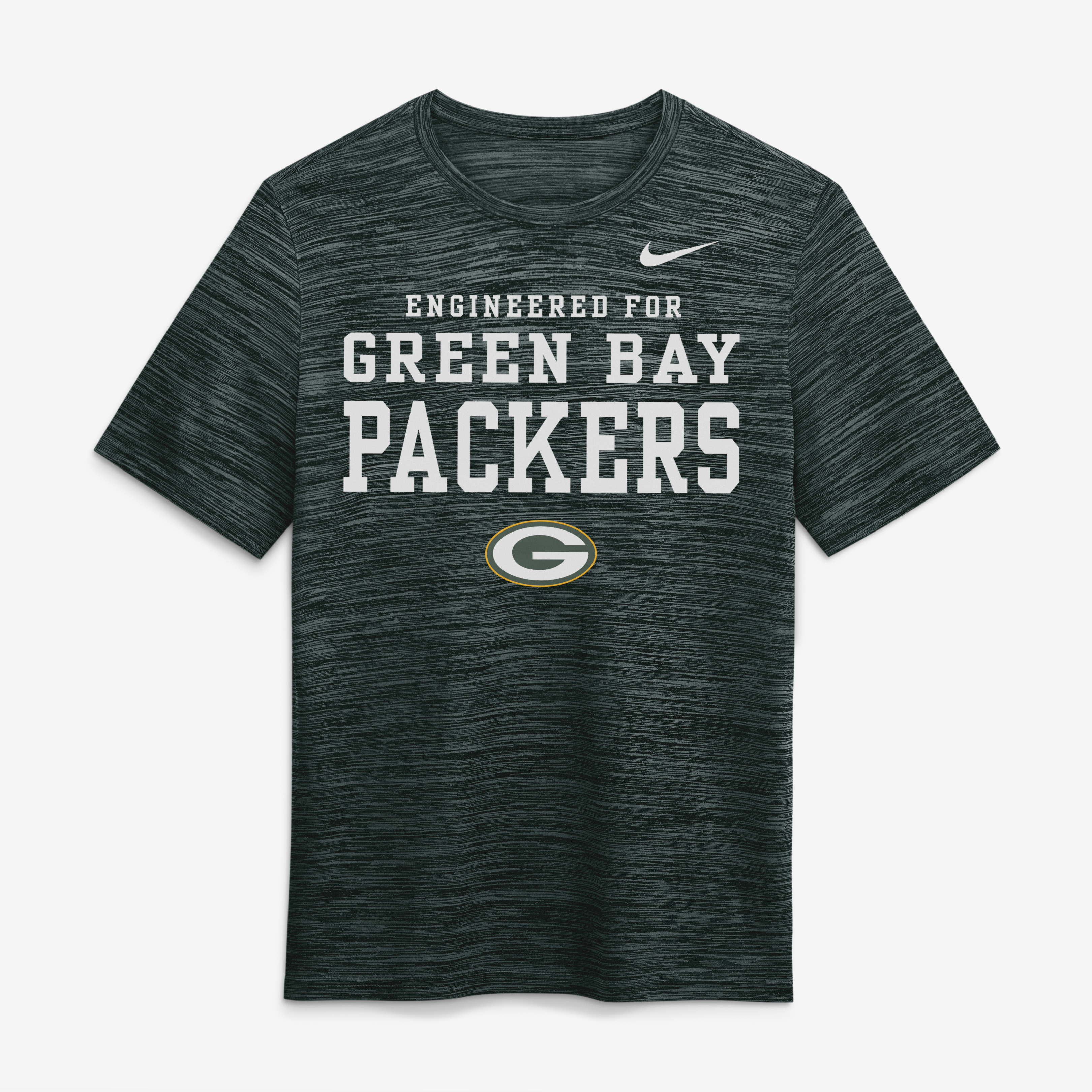 Green Bay Packers Nike Velocity Know The Game T-Shirt - Mens, , rebel_hi-res