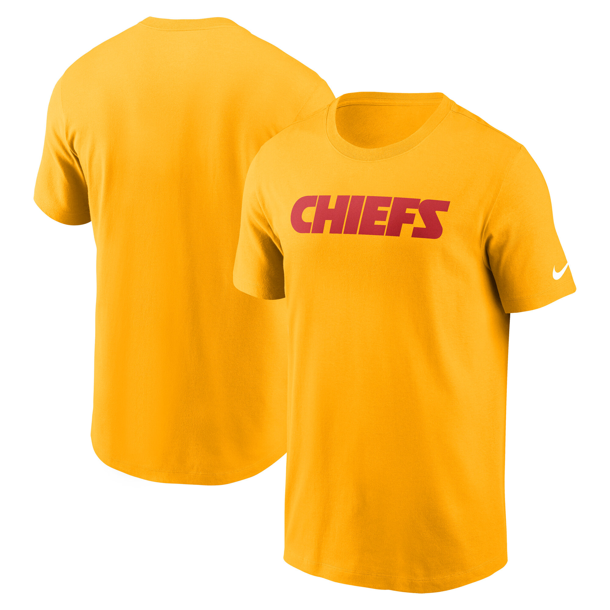 Kansas City Chiefs Nike Cotton Wordmark T-Shirt - Mens, , rebel_hi-res