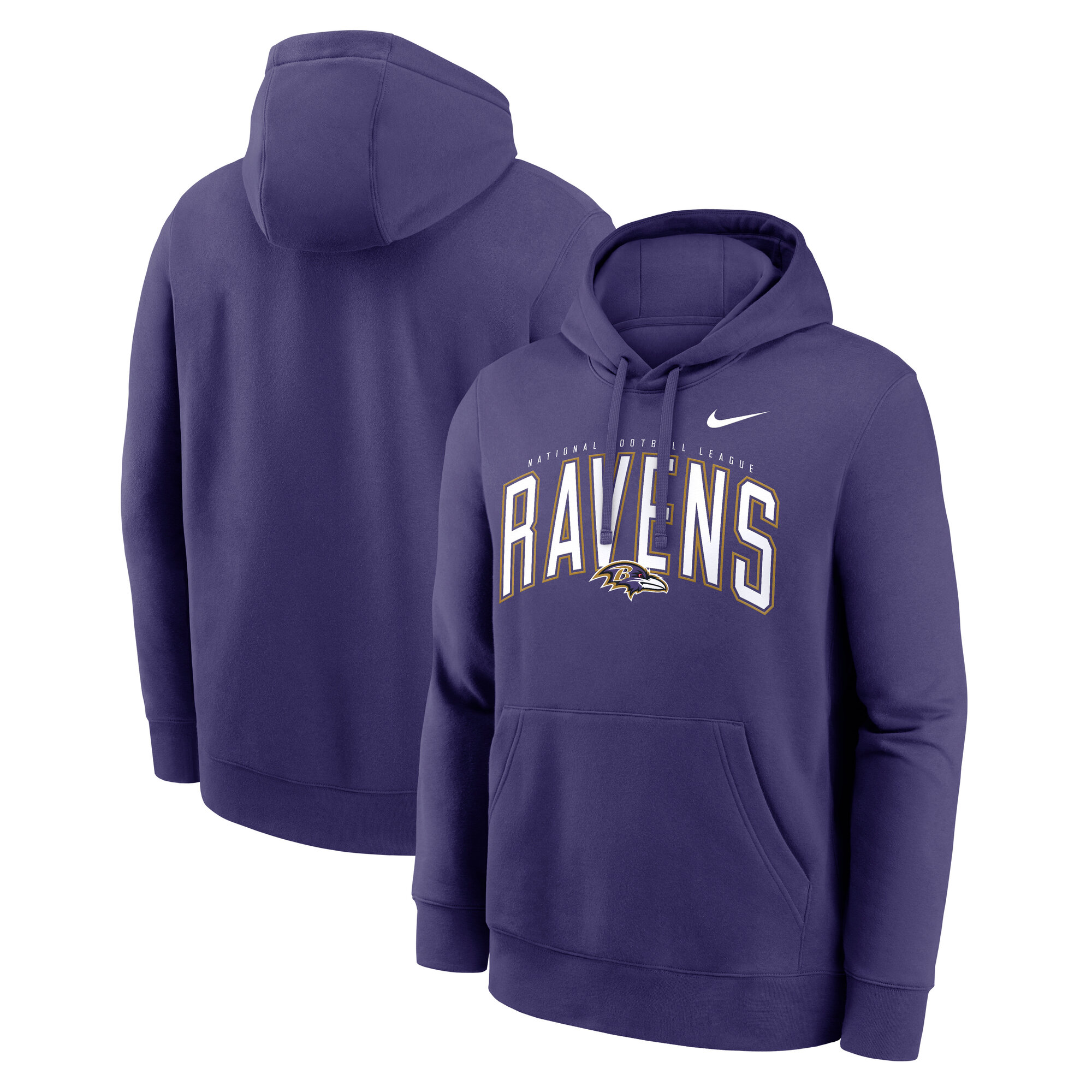 Baltimore Ravens Nike Club Expect Victory Hoodie - Mens, , rebel_hi-res