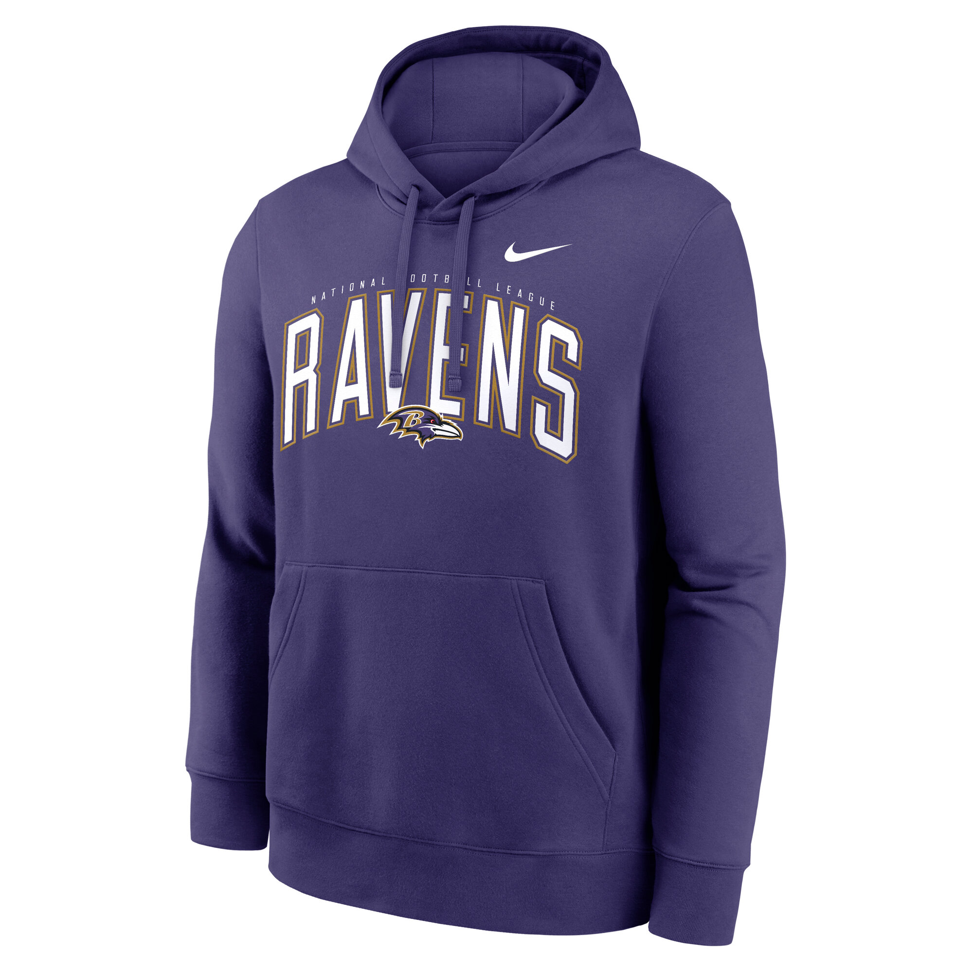 Baltimore Ravens Nike Club Expect Victory Hoodie - Mens, , rebel_hi-res
