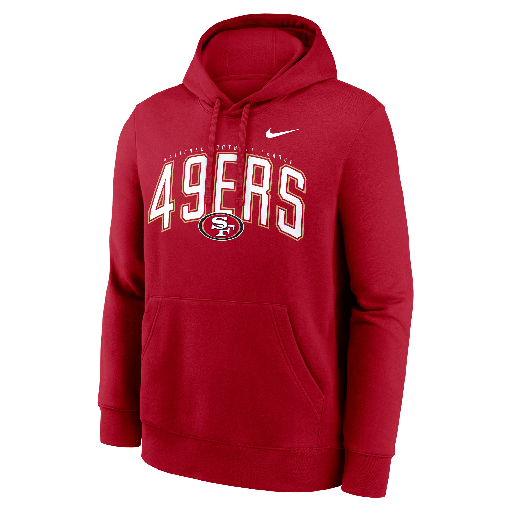San Francisco 49ers Nike Club Expect Victory Hoodie - Mens, , rebel_hi-res