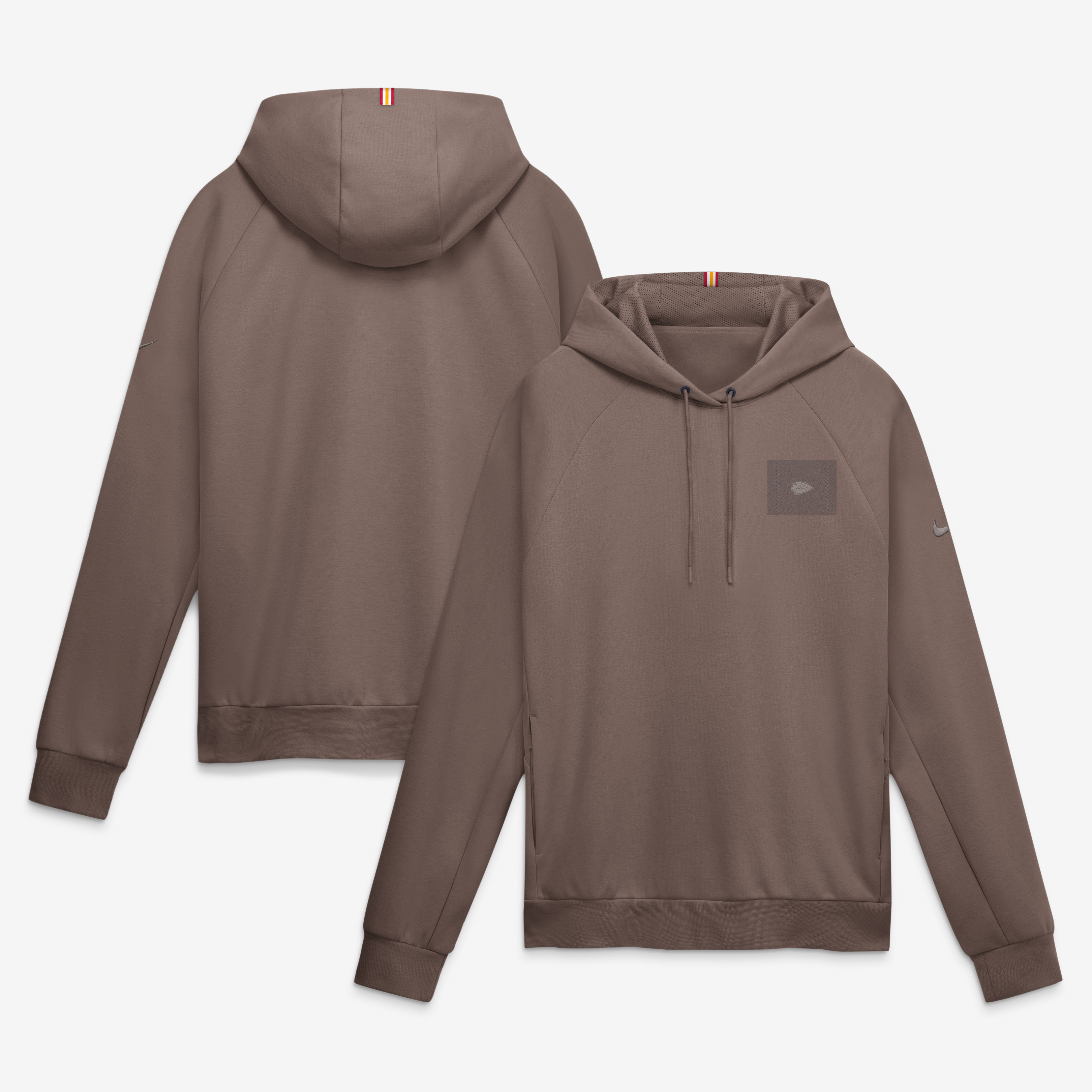 Kansas City Chiefs Nike Dri-FIT Primary Pullover Hoodie - Mens, , rebel_hi-res