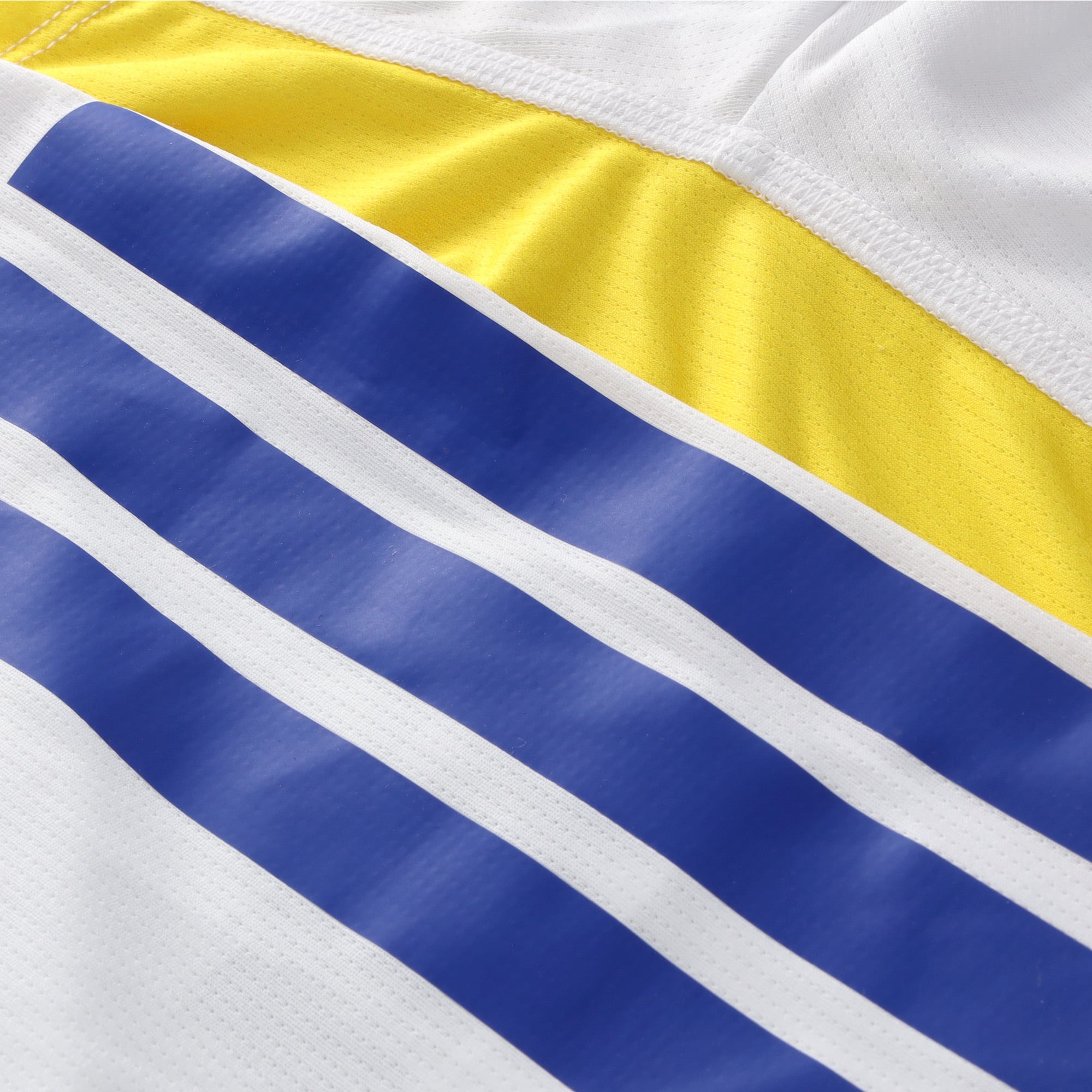 Leeds United adidas Running T-Shirt - White, , rebel_hi-res
