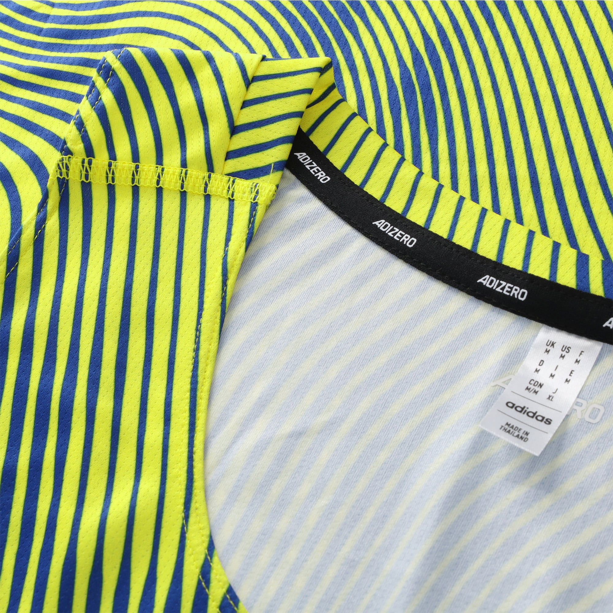 Leeds United adidas Running Singlet - Yellow, , rebel_hi-res