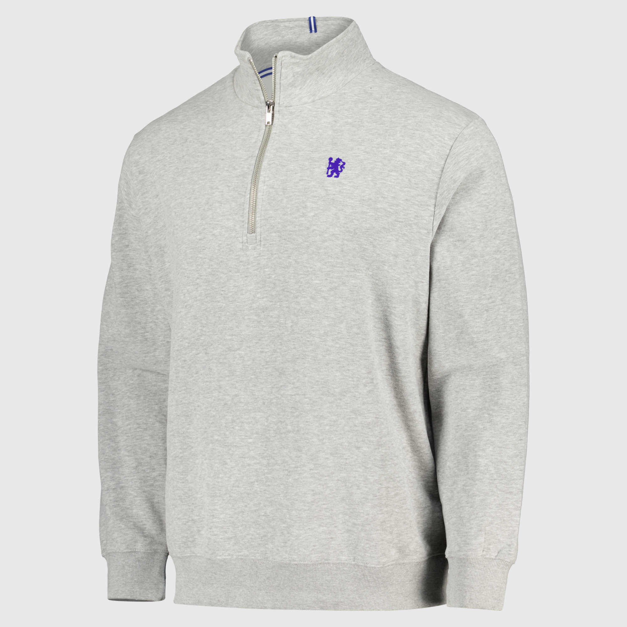 Chelsea Classics Half Zip Sweatshirt - Sports Grey, , rebel_hi-res