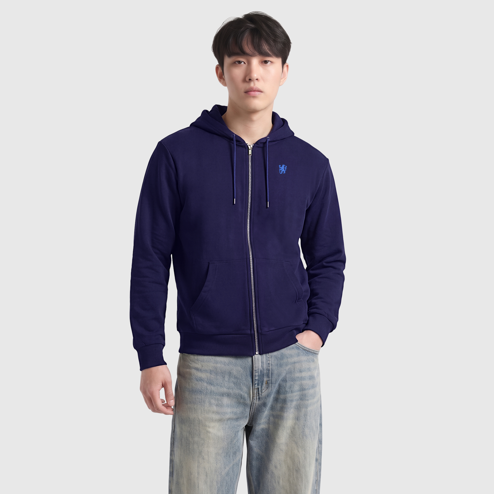 Chelsea Classics Zip Hoodie - Maritime Blue, , rebel_hi-res