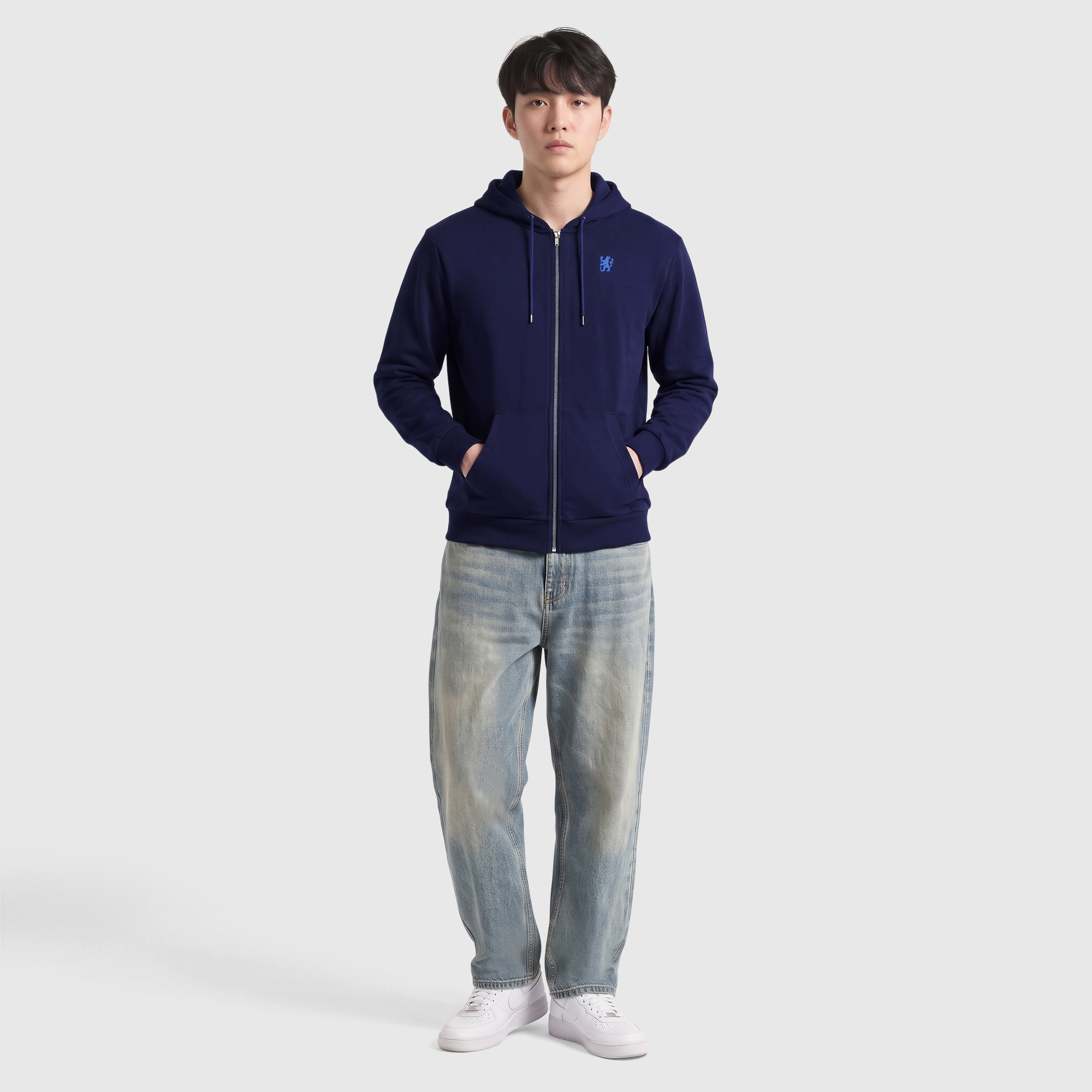 Chelsea Classics Zip Hoodie - Maritime Blue, , rebel_hi-res