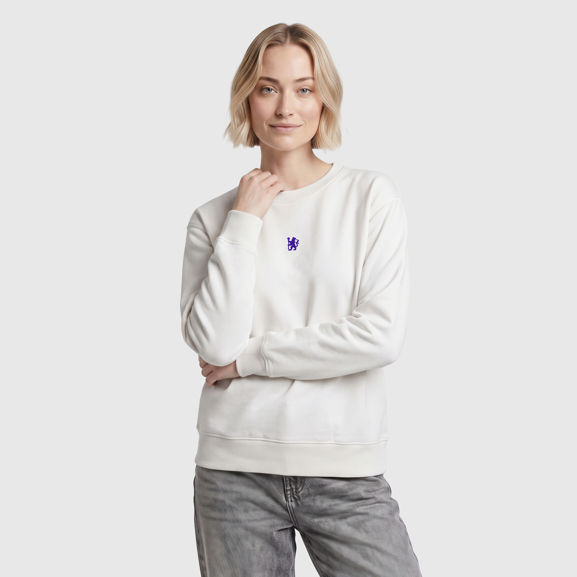 Chelsea Classics Sweatshirt - White - Womens, , rebel_hi-res