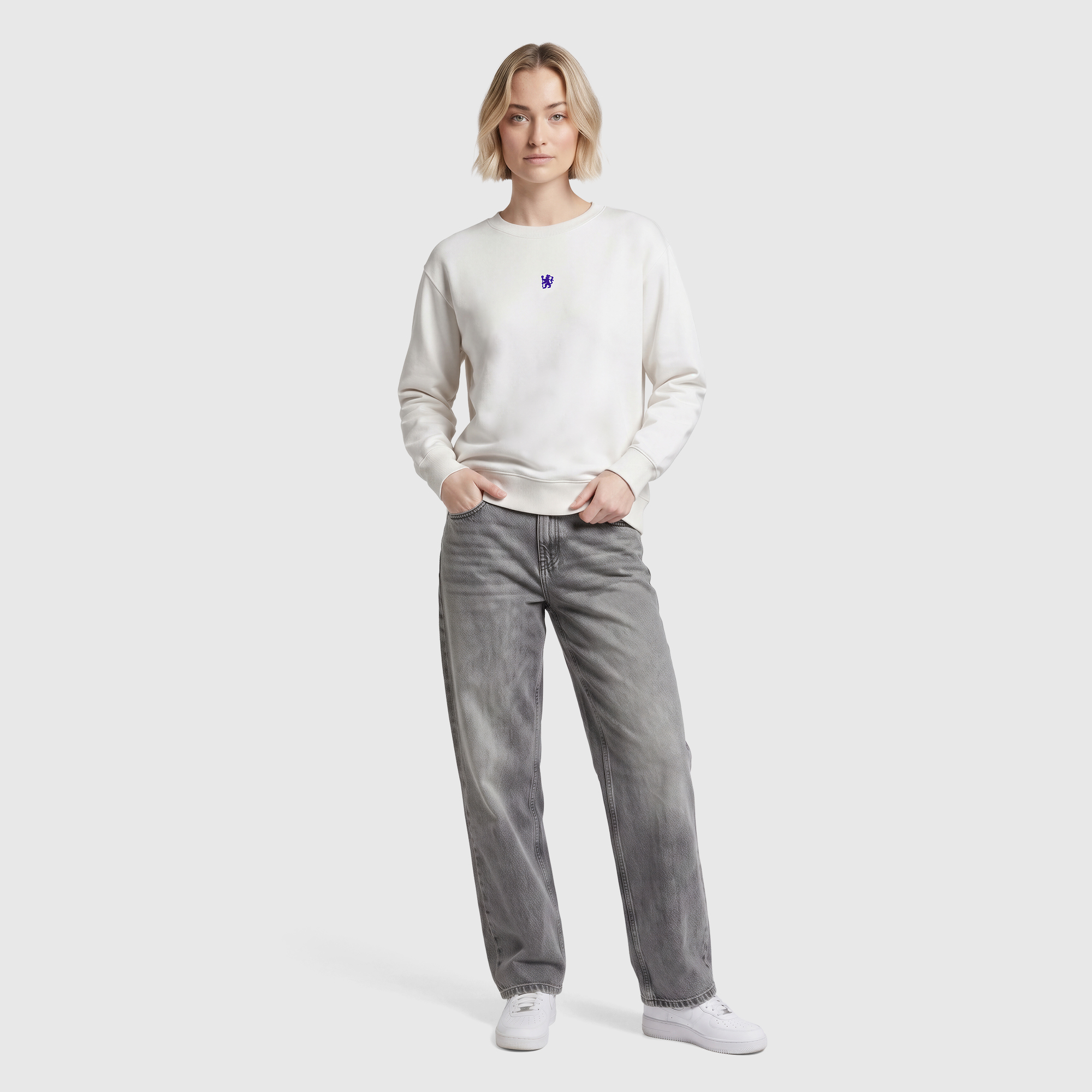 Chelsea Classics Sweatshirt - White - Womens, , rebel_hi-res
