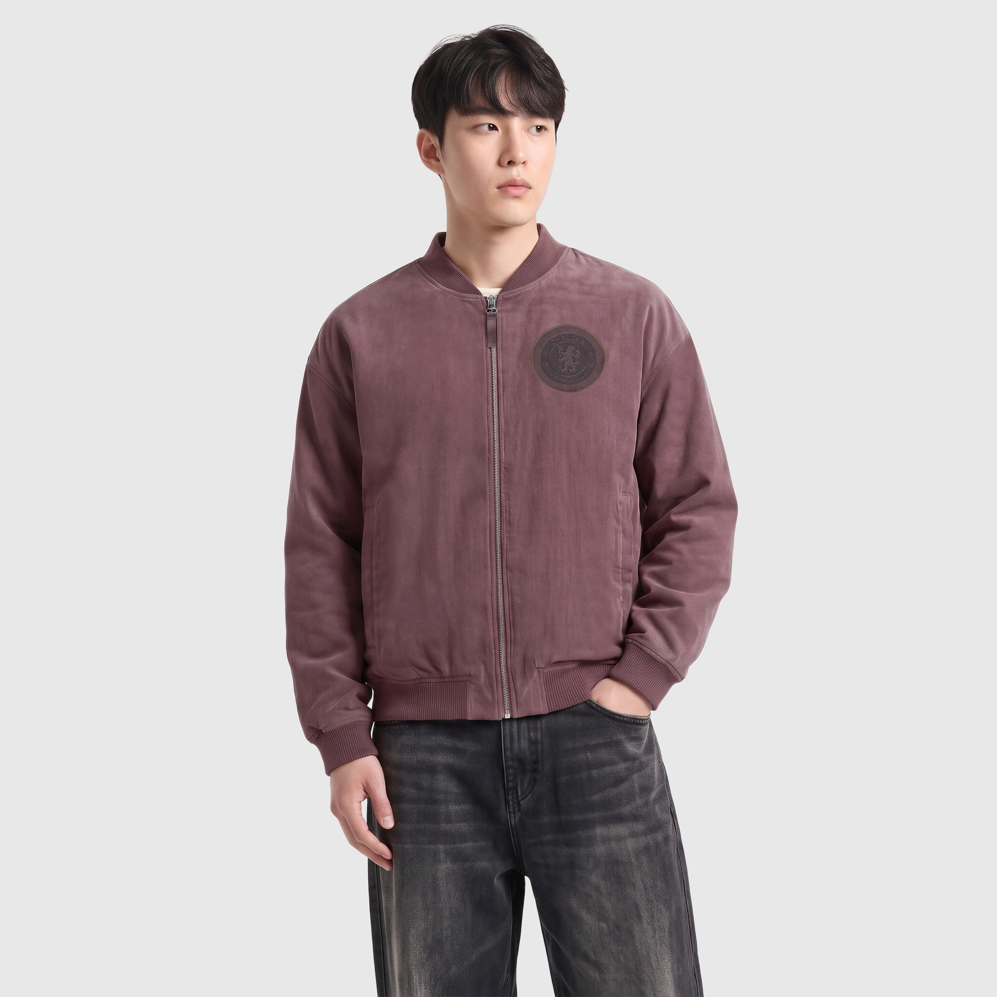 Chelsea Corduroy Bomber Jacket - Huckleberry, , rebel_hi-res