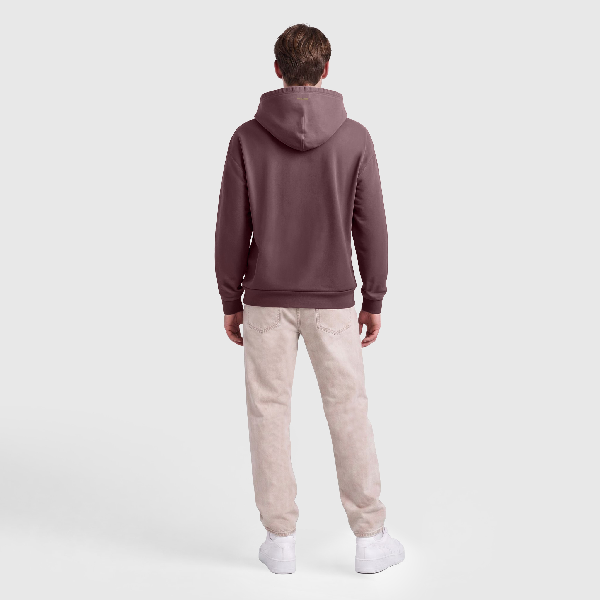 Chelsea Oversized French Terry Hoodie - Huckleberry, , rebel_hi-res
