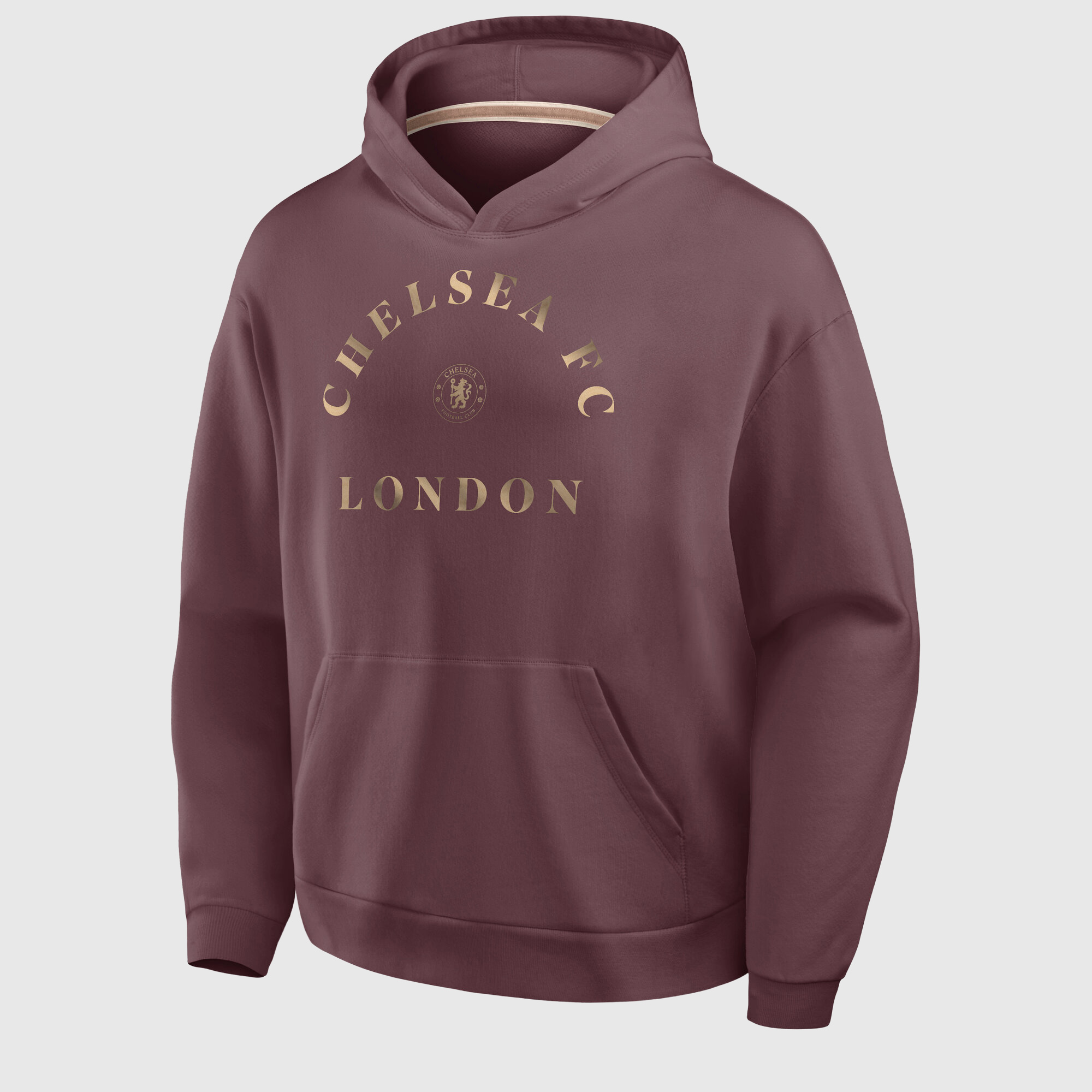 Chelsea Oversized French Terry Hoodie - Huckleberry, , rebel_hi-res