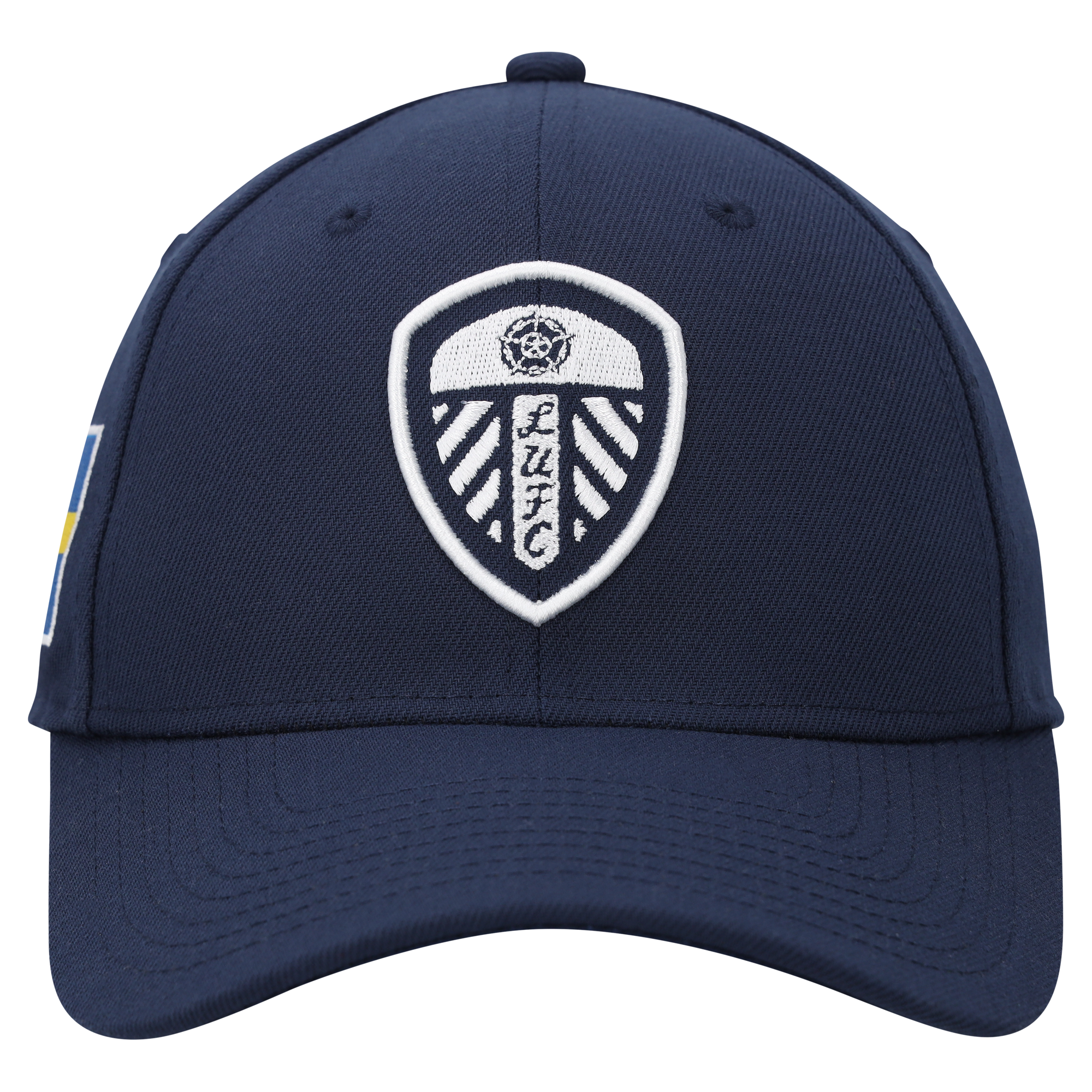 Leeds United Sweden Flag Graphic Adjustable Structured Cap - Navy - Unisex, , rebel_hi-res