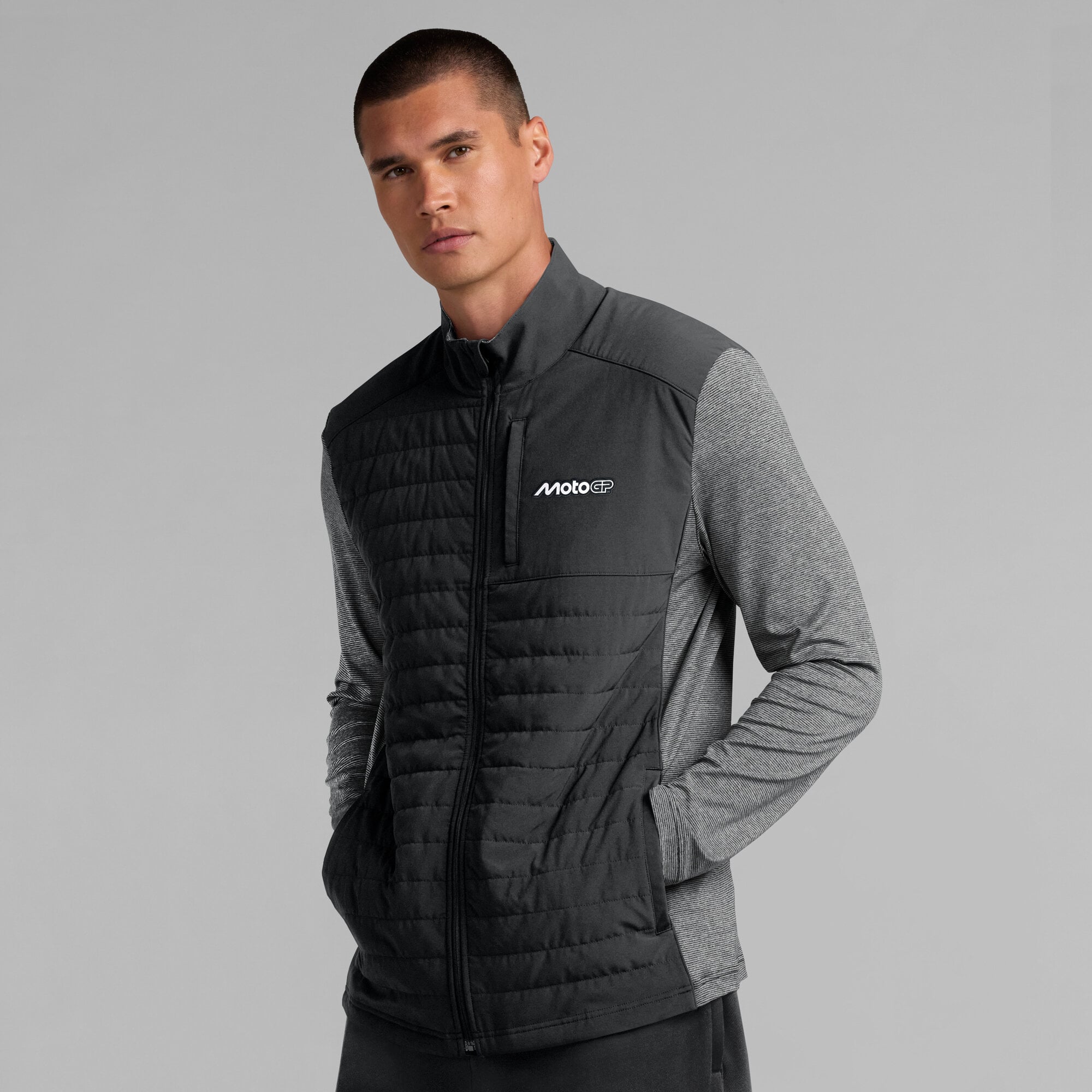MotoGP&trade; Iconic Full Zip Hybrid Jacket, , rebel_hi-res