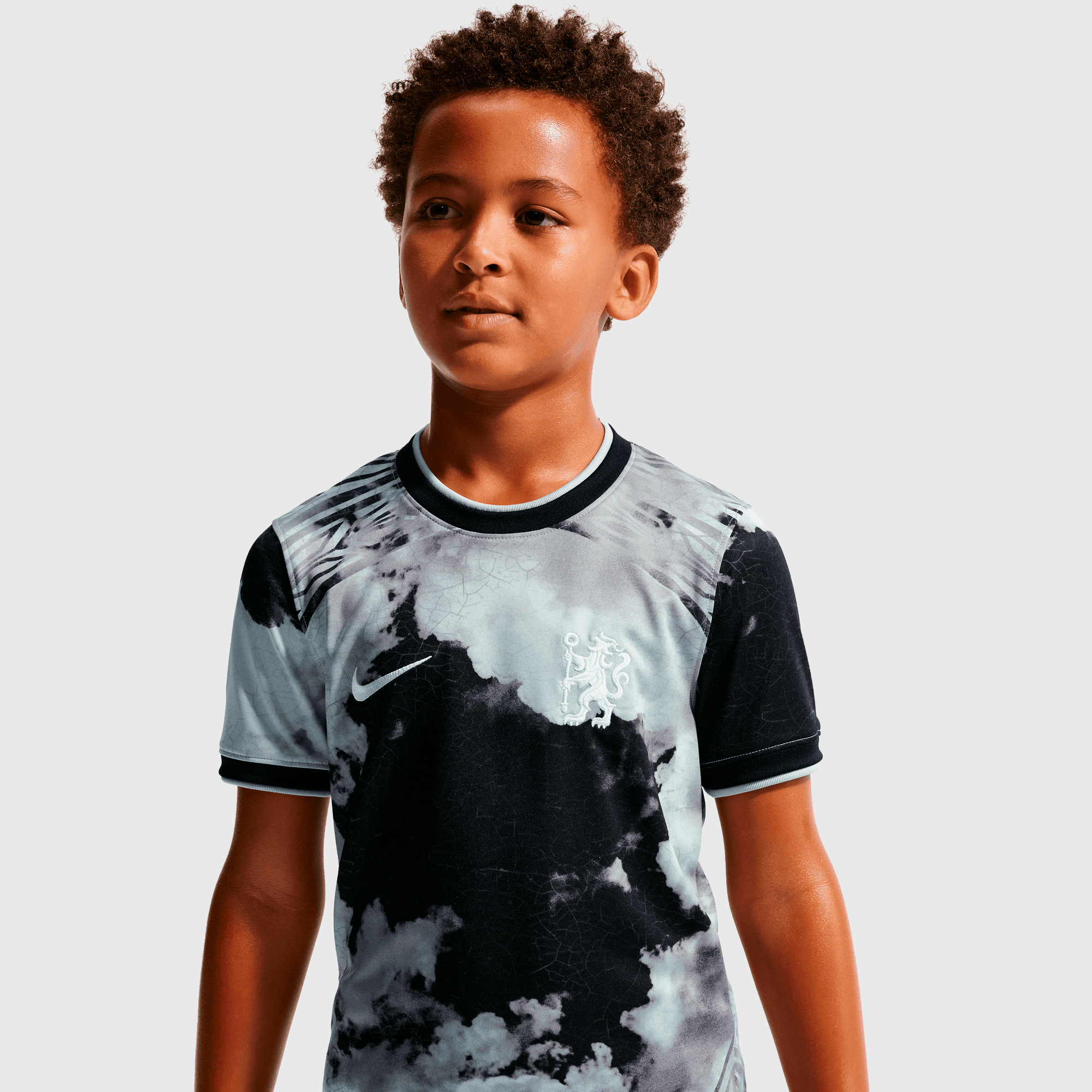 Chelsea Nike Pre Match Top - Grey Fog - Kids, , rebel_hi-res